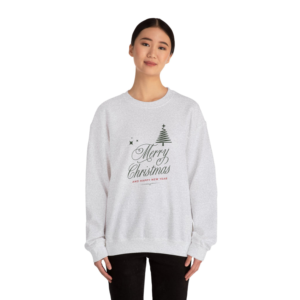 Unisex Heavy Blend Crewneck Sweatshirt Merry Christmas & Happy New Year πβ¨