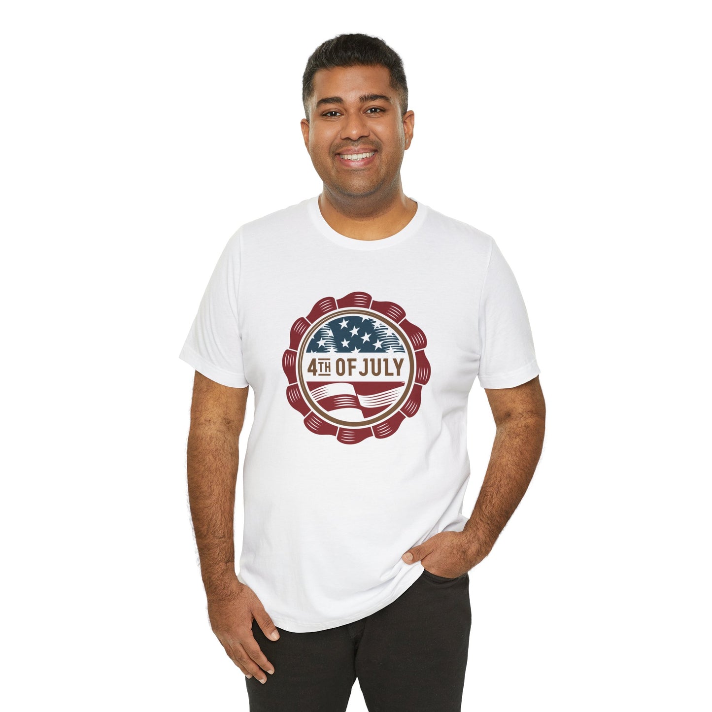 4th of July Unisex Jersey Short Sleeve Tee