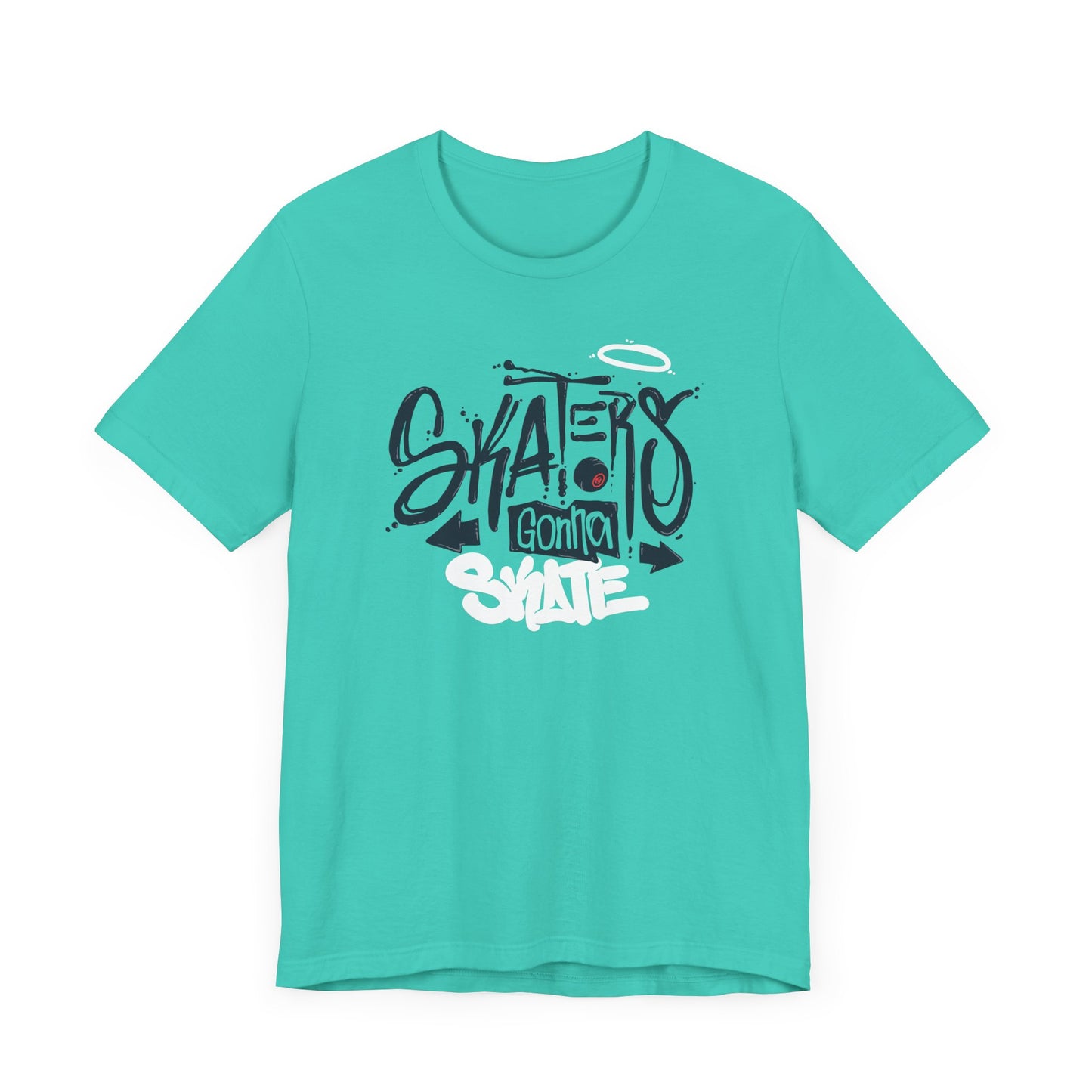 Skaters Gonna Skate Unisex Jersey Short Sleeve Tee