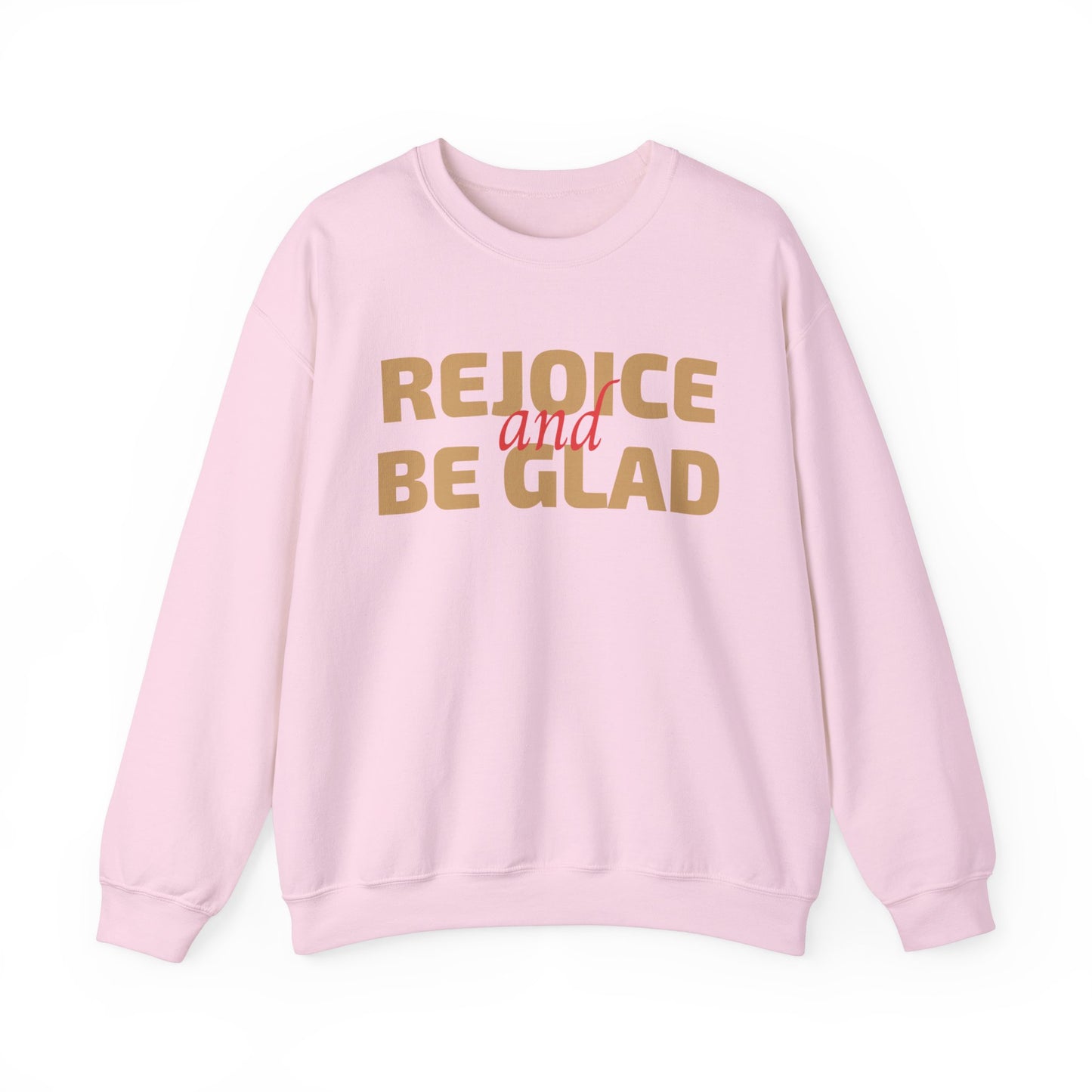 Unisex Heavy Blend Crewneck Sweatshirt Rejoice and Be Glad πβ¨
