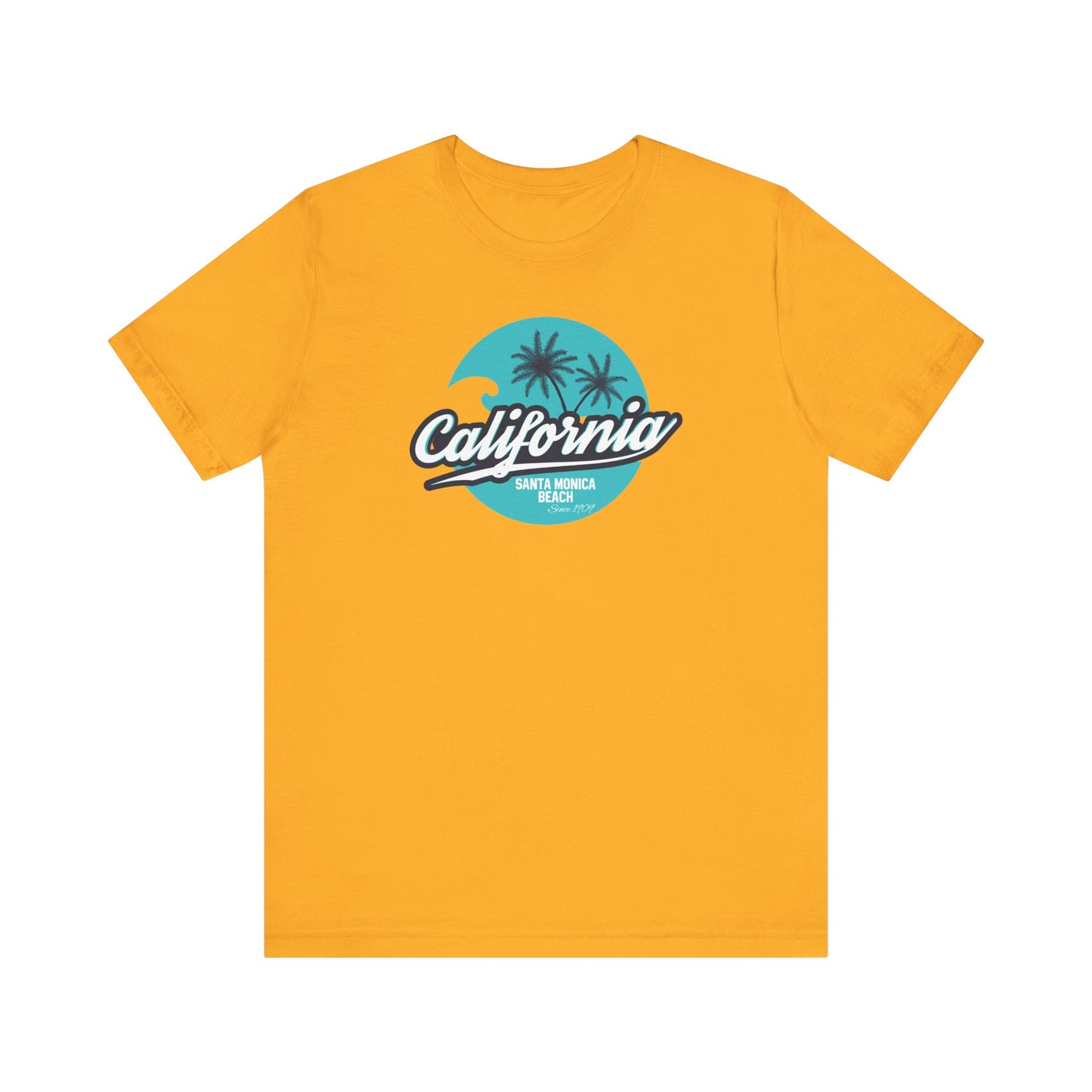 California Santa Monica Beach Unisex Jersey Short Sleeve Tee