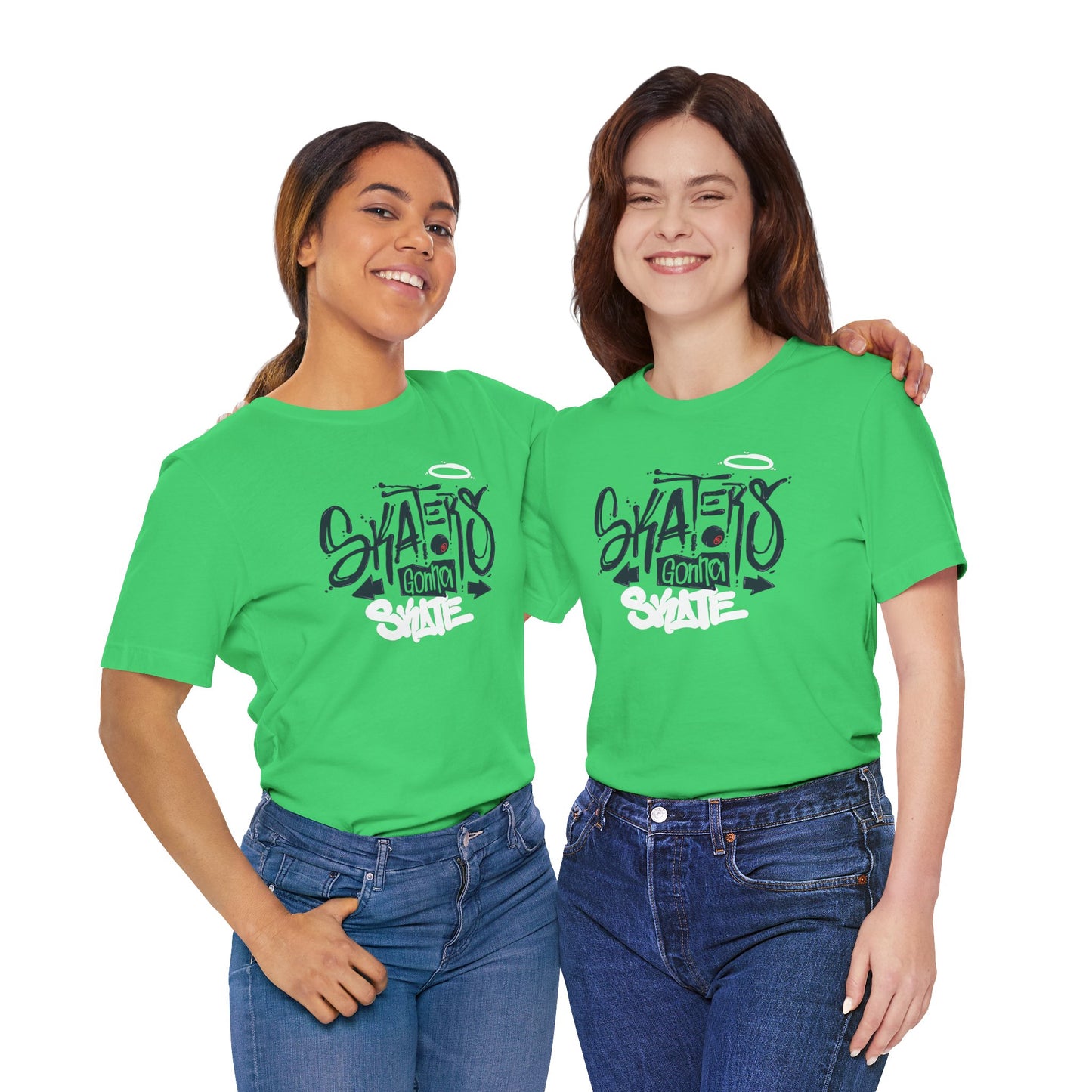 Skaters Gonna Skate Unisex Jersey Short Sleeve Tee