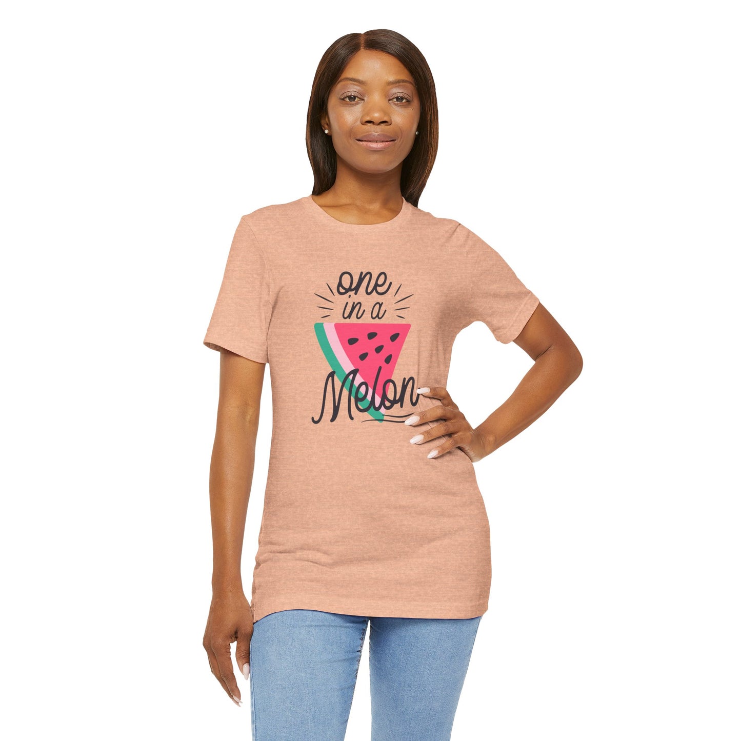 One In A Melon Unisex Jersey Short Sleeve Tee Soft Cotton
