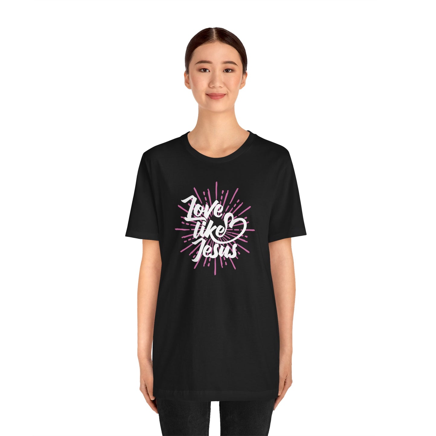 Love Like Jesus Unisex Jersey Short Sleeve Tee