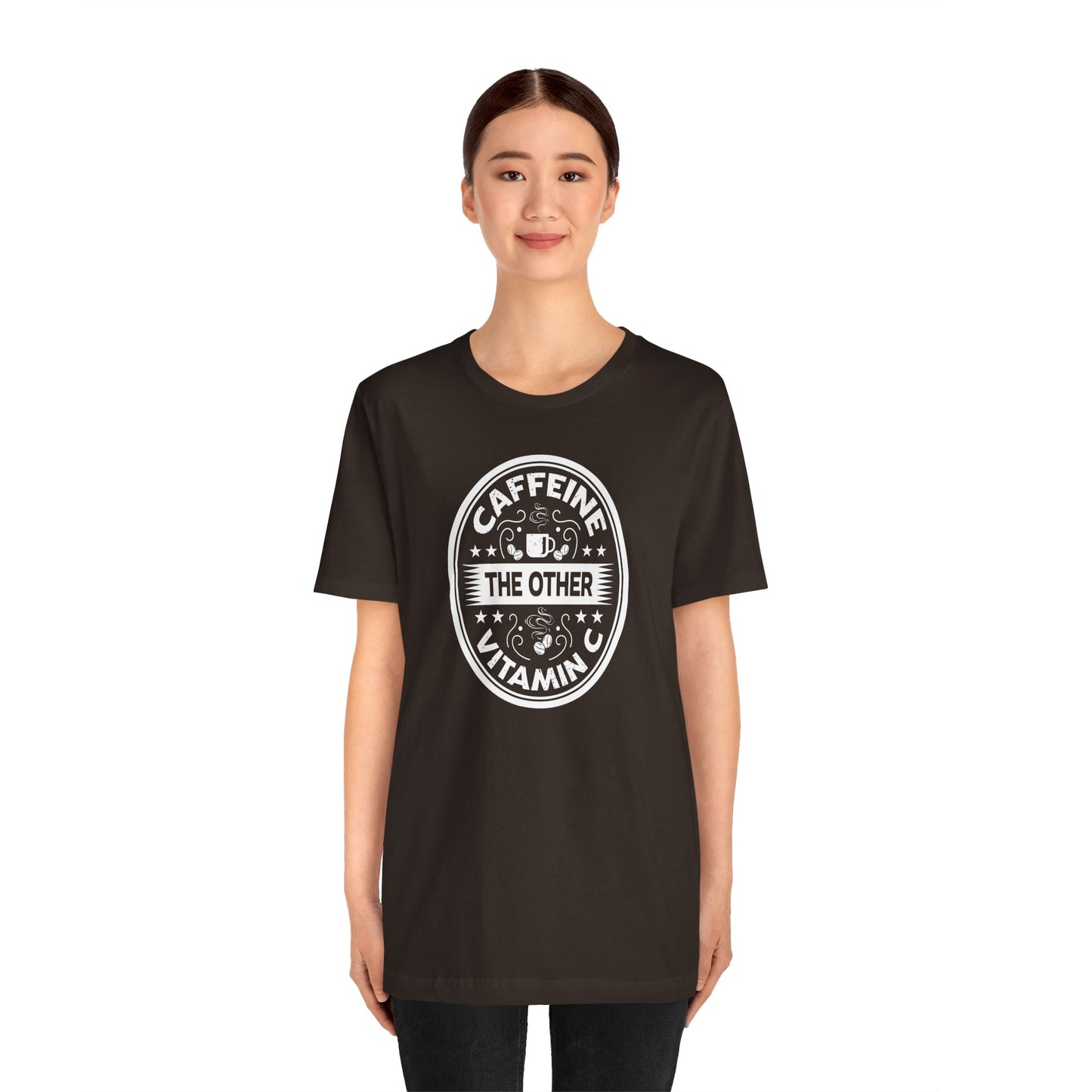 Caffeine The Other Vitamin C Unisex Jersey Short Sleeve Tee