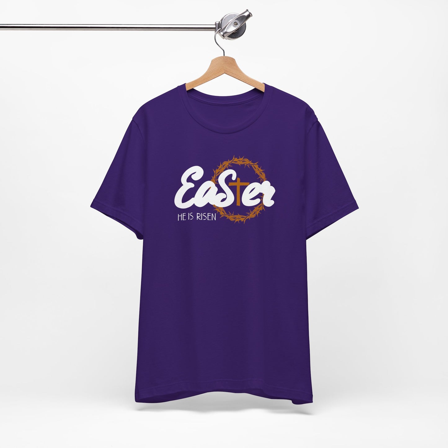 Easter He Is Risen Unisex Jersey Short Sleeve Tee