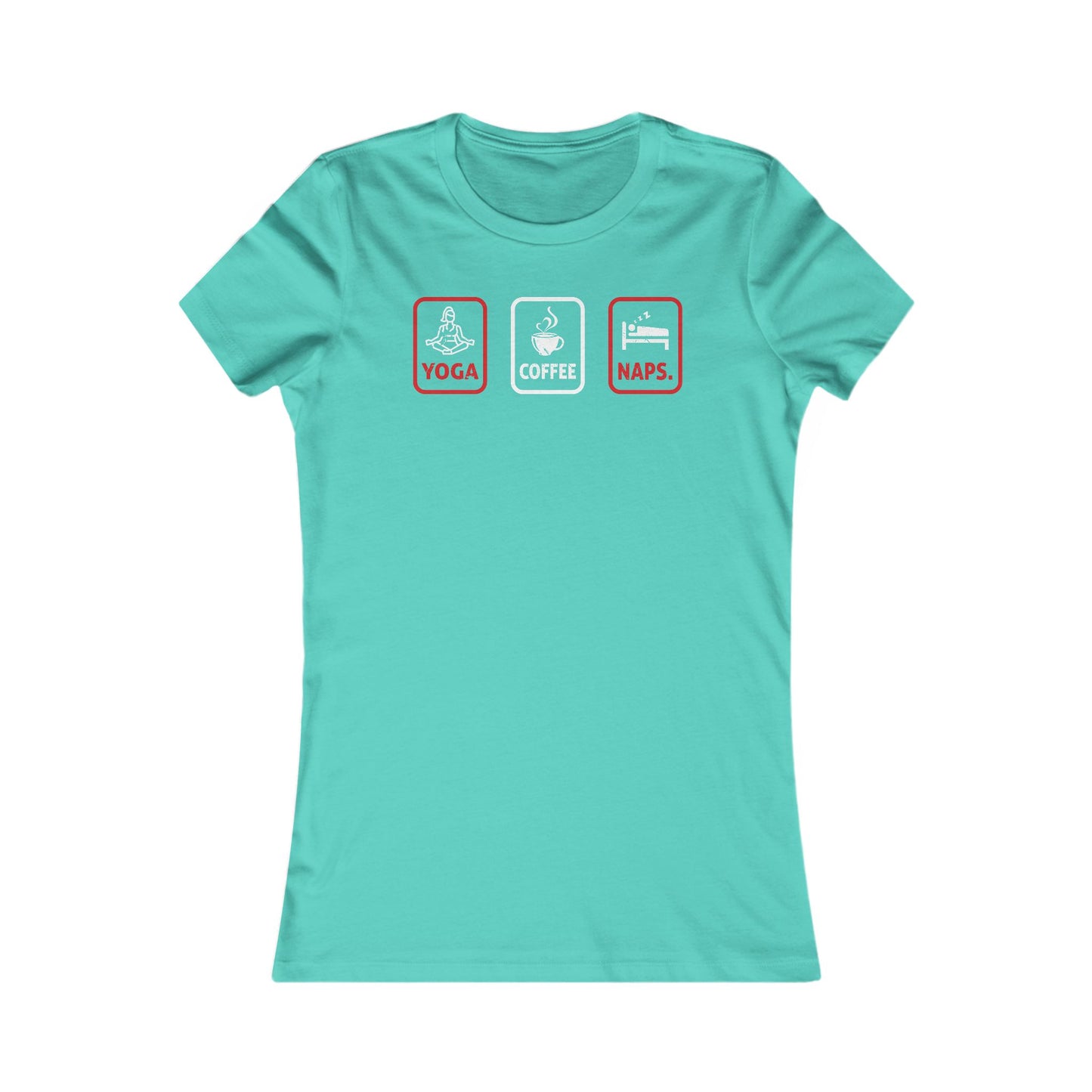Yoga Coffee & Naps Women's Favorite Tee