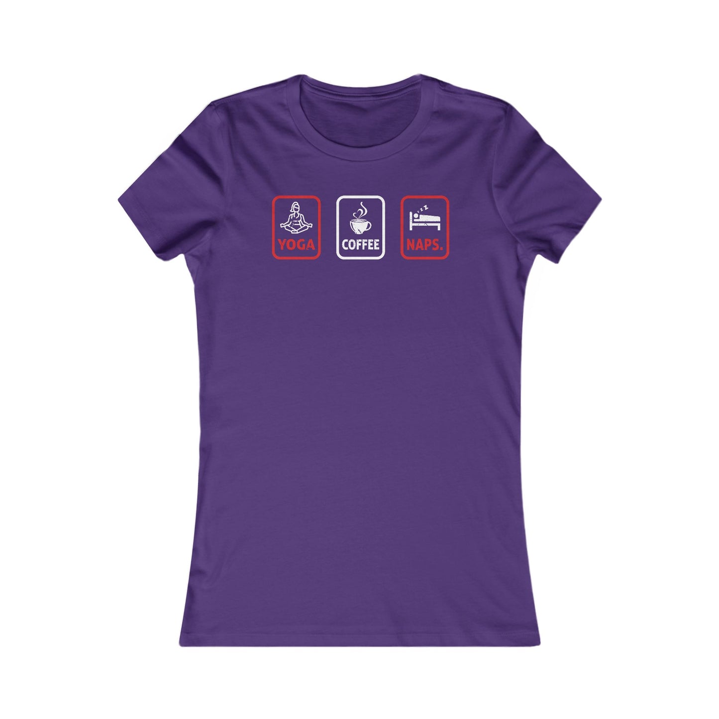 Yoga Coffee & Naps Women's Favorite Tee
