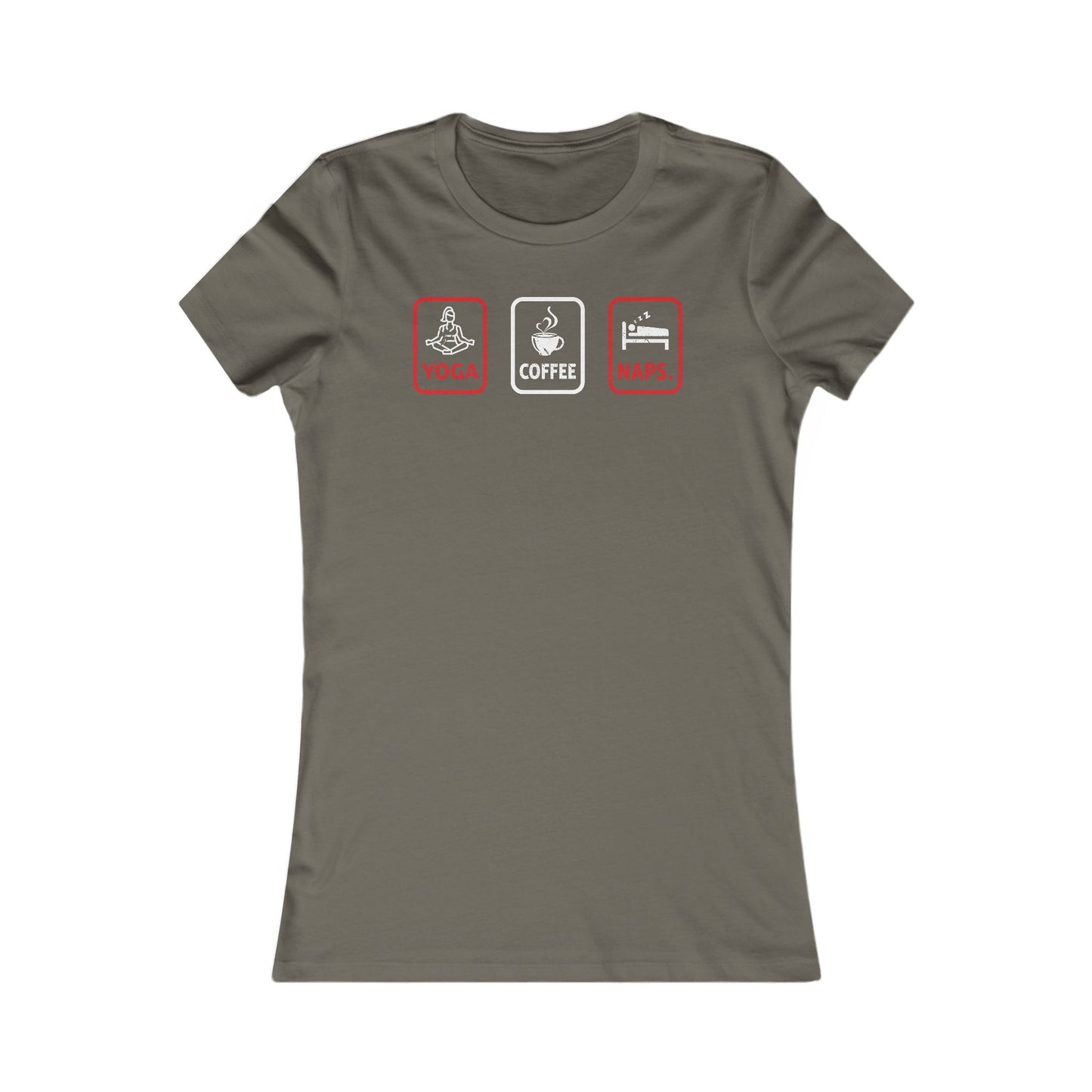 Yoga Coffee & Naps Women's Favorite Tee
