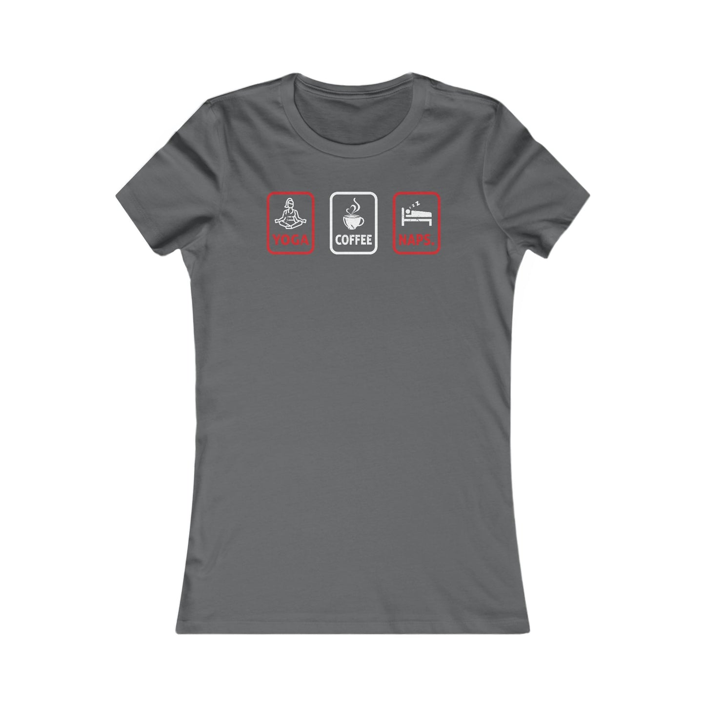 Yoga Coffee & Naps Women's Favorite Tee