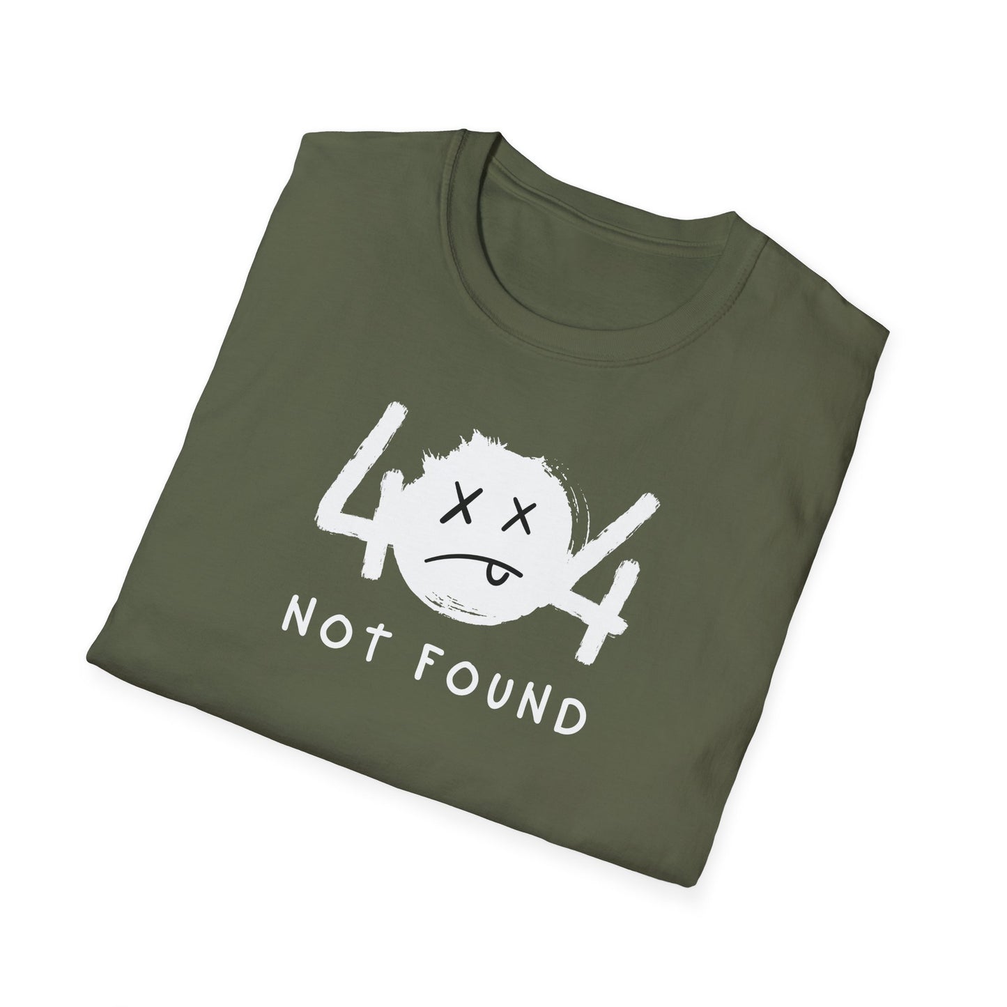 404 Not Found Unisex Softstyle T-Shirt