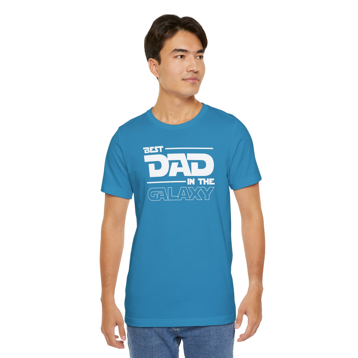 Best Dad In The Galaxy Men's Jersey Short Sleeve Tee