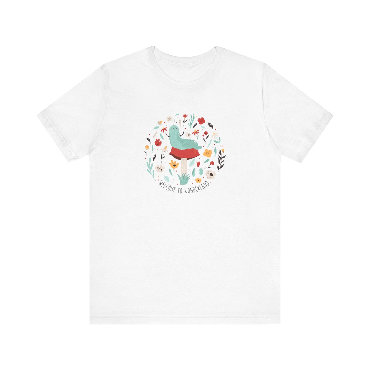 Welcome To Wonderland Alice In Wonderland Inspired Unisex Jersey Short Sleeve Tee