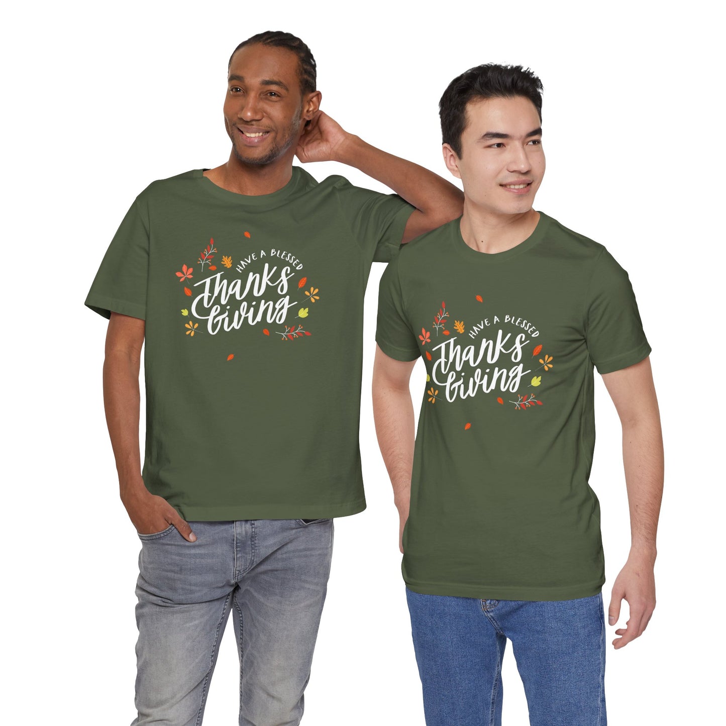 Have A Blessed Thanksgiving Unisex Jersey Short Sleeve Tee