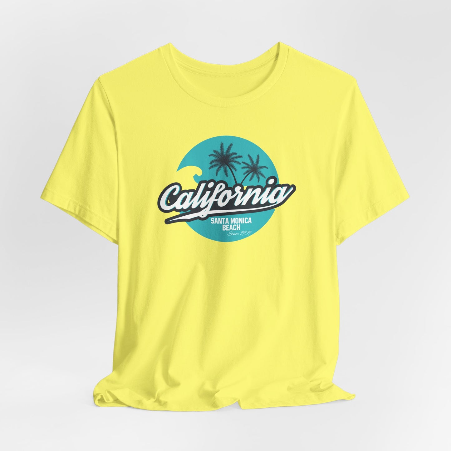 California Santa Monica Beach Unisex Jersey Short Sleeve Tee