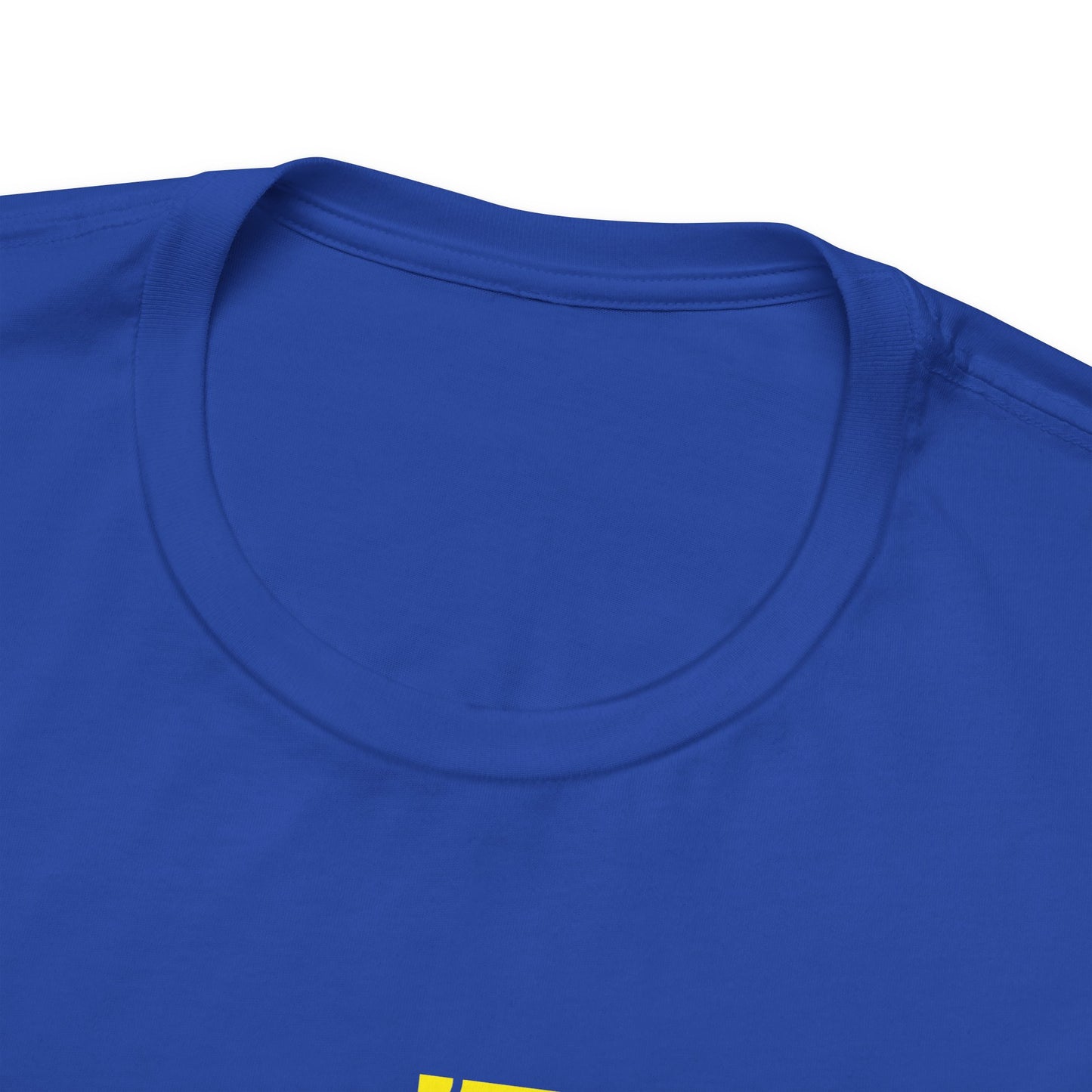 Cat & Dog Hi-5 Each Other Best Friends Yellow Print Unisex Jersey Short Sleeve Tee