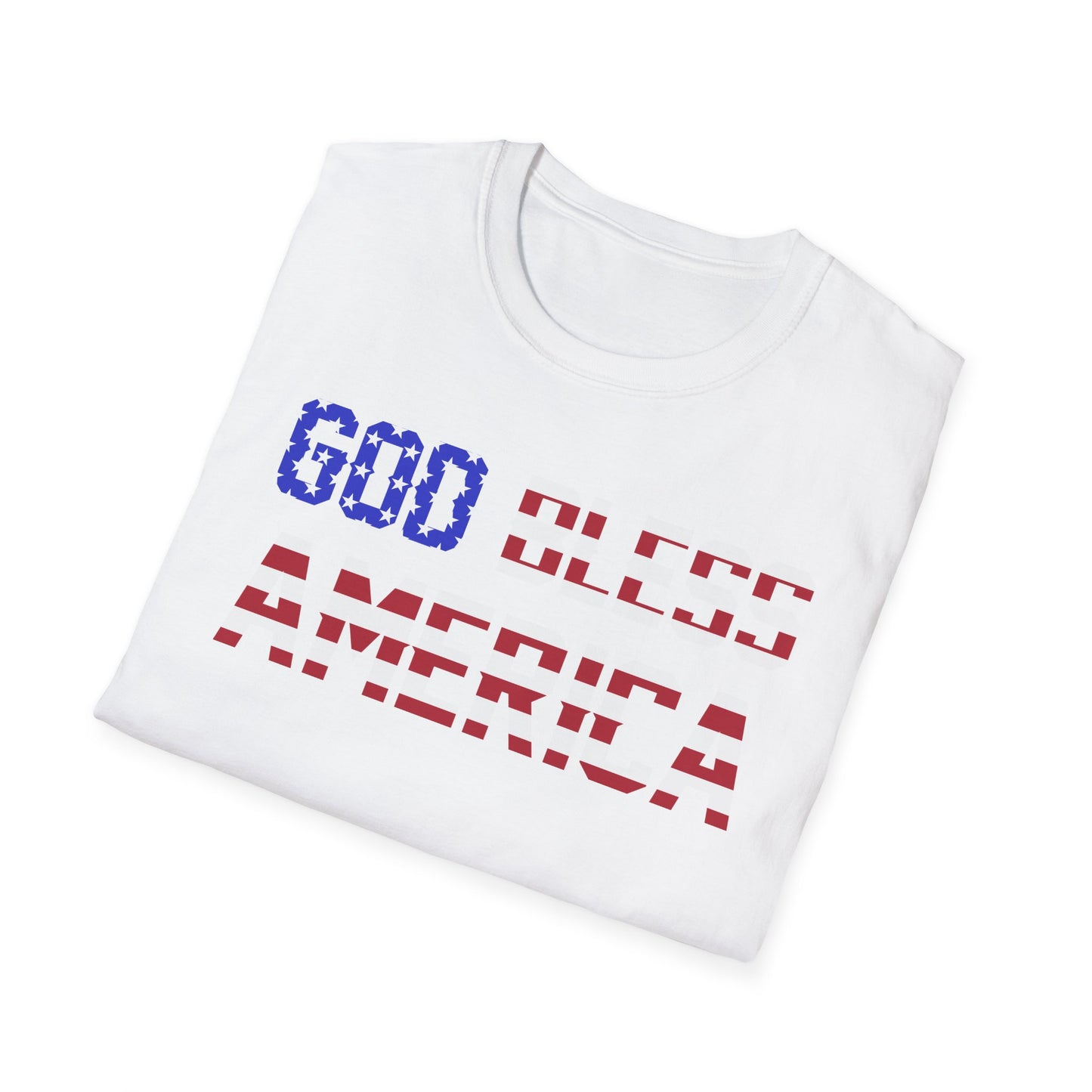 God Bless America Unisex Softstyle T-Shirt