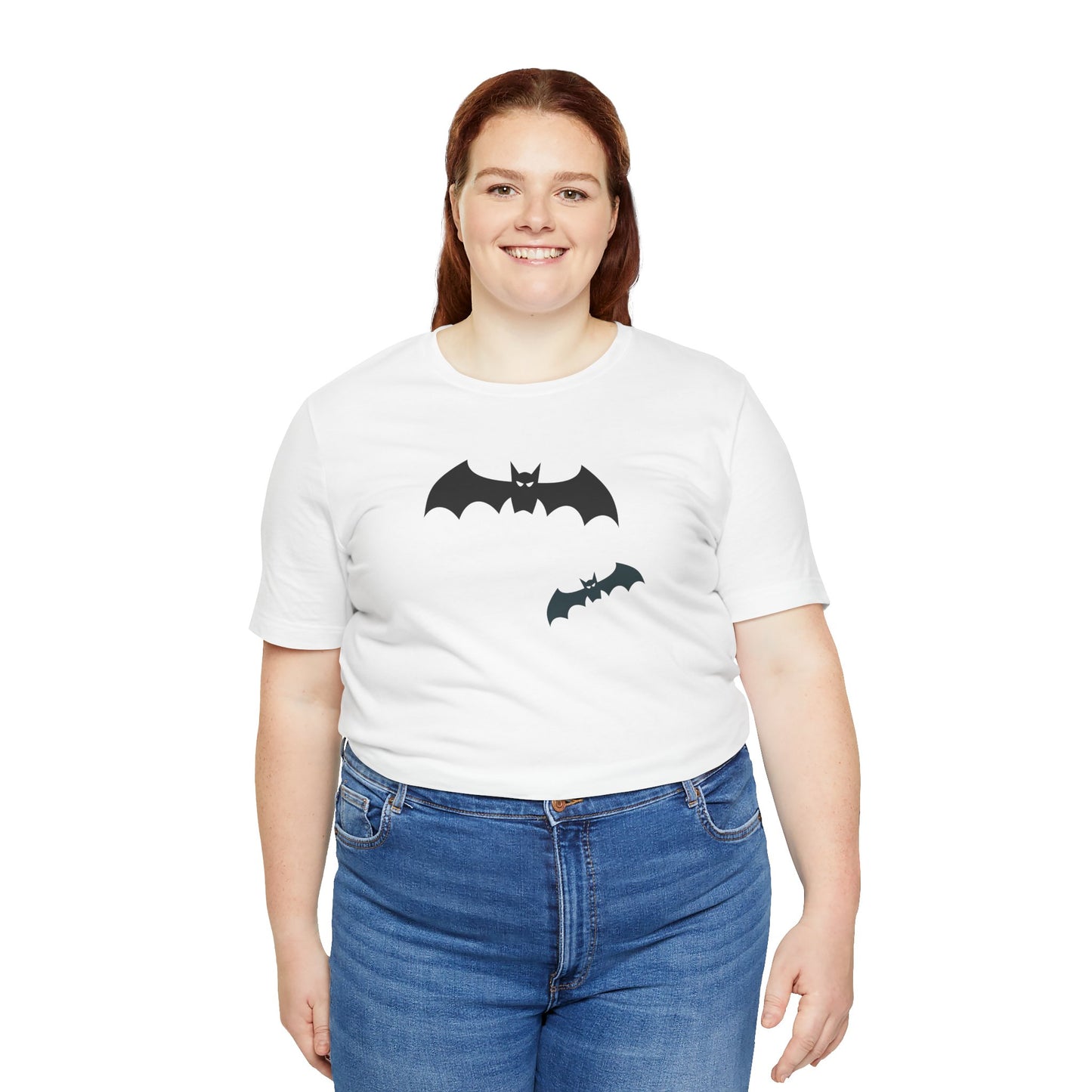 Halloween Bats OR That Caped Crusader Unisex Jersey Short Sleeve Tee
