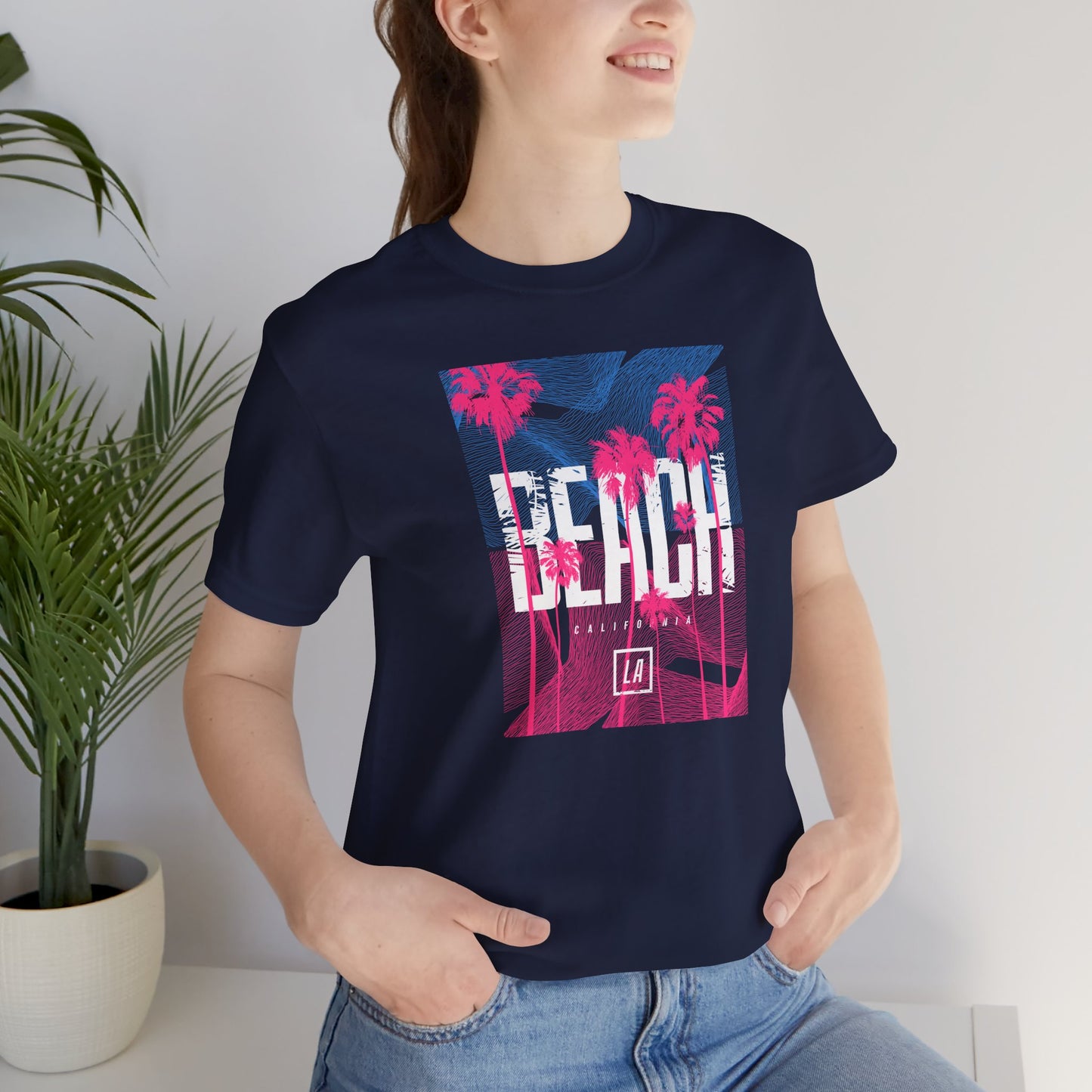 Beach California Unisex Jersey Short Sleeve Tee