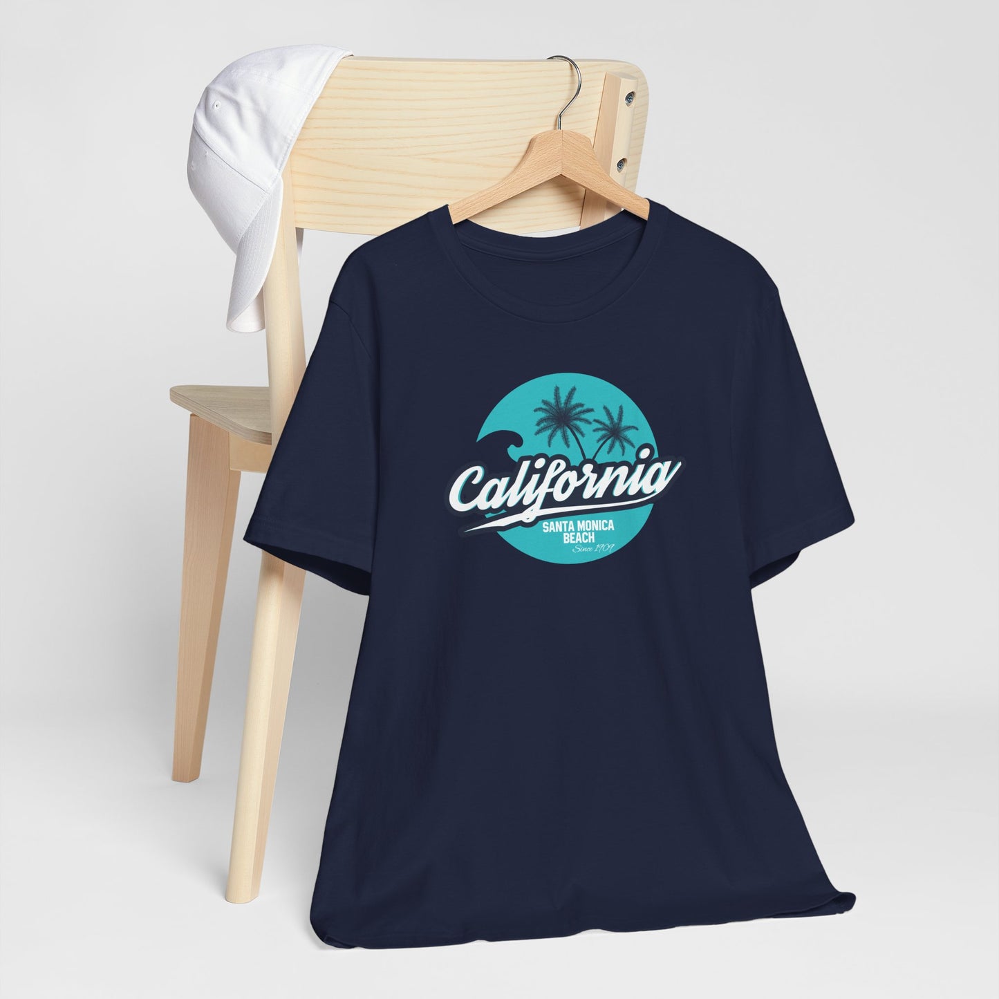 California Santa Monica Beach Unisex Jersey Short Sleeve Tee