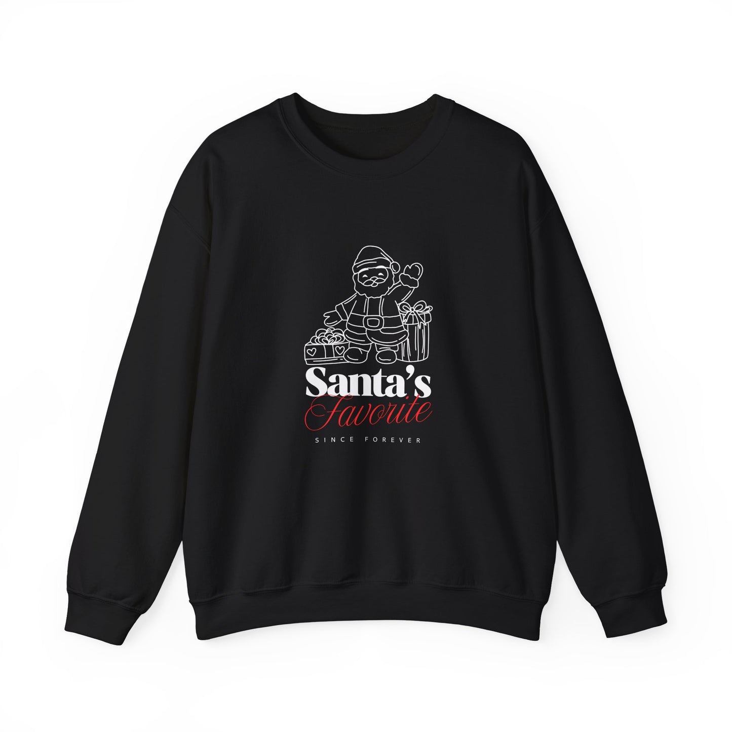 Unisex Heavy Blend Crewneck Sweatshirt Santa's Favorite Since Forever π
β¨