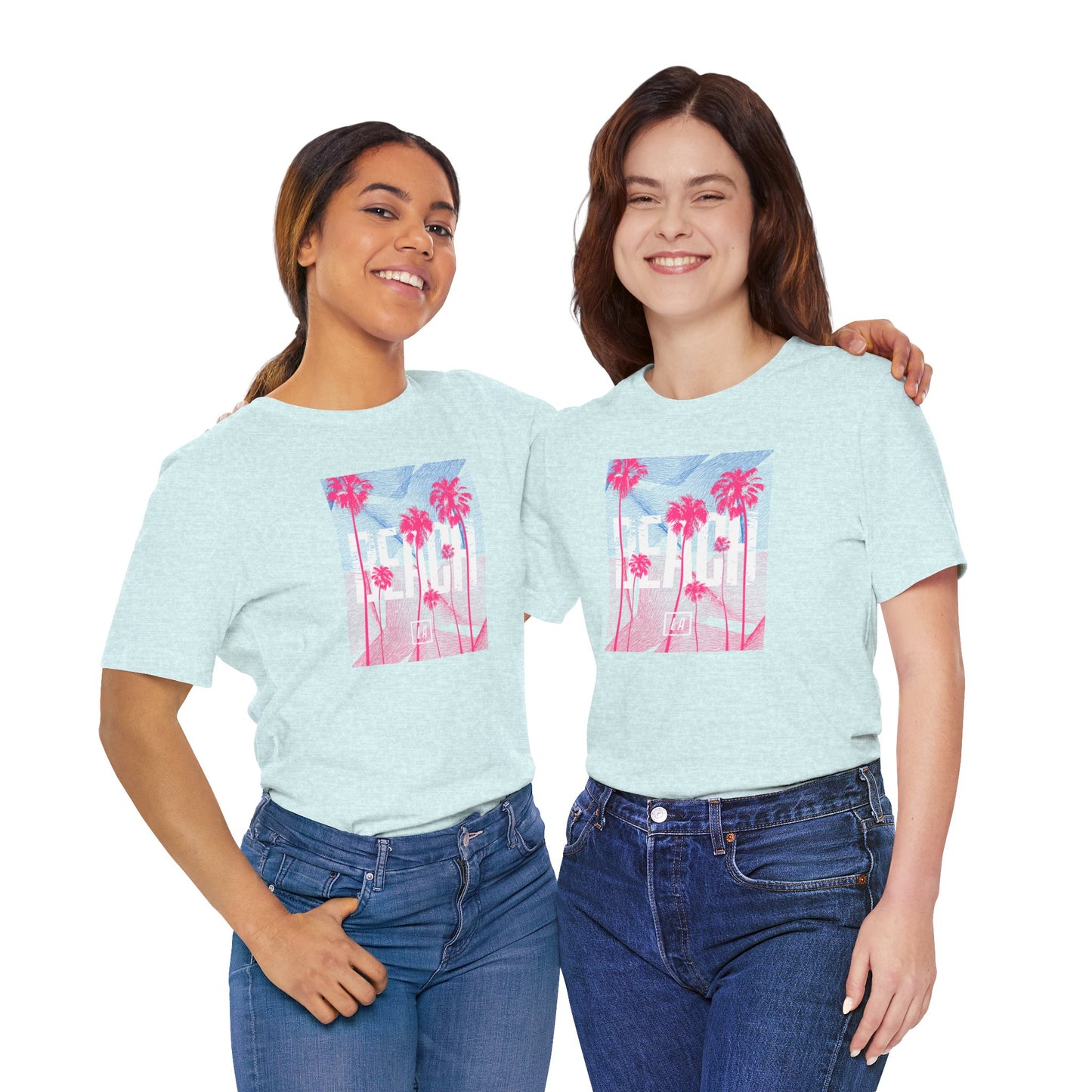 Beach California Unisex Jersey Short Sleeve Tee