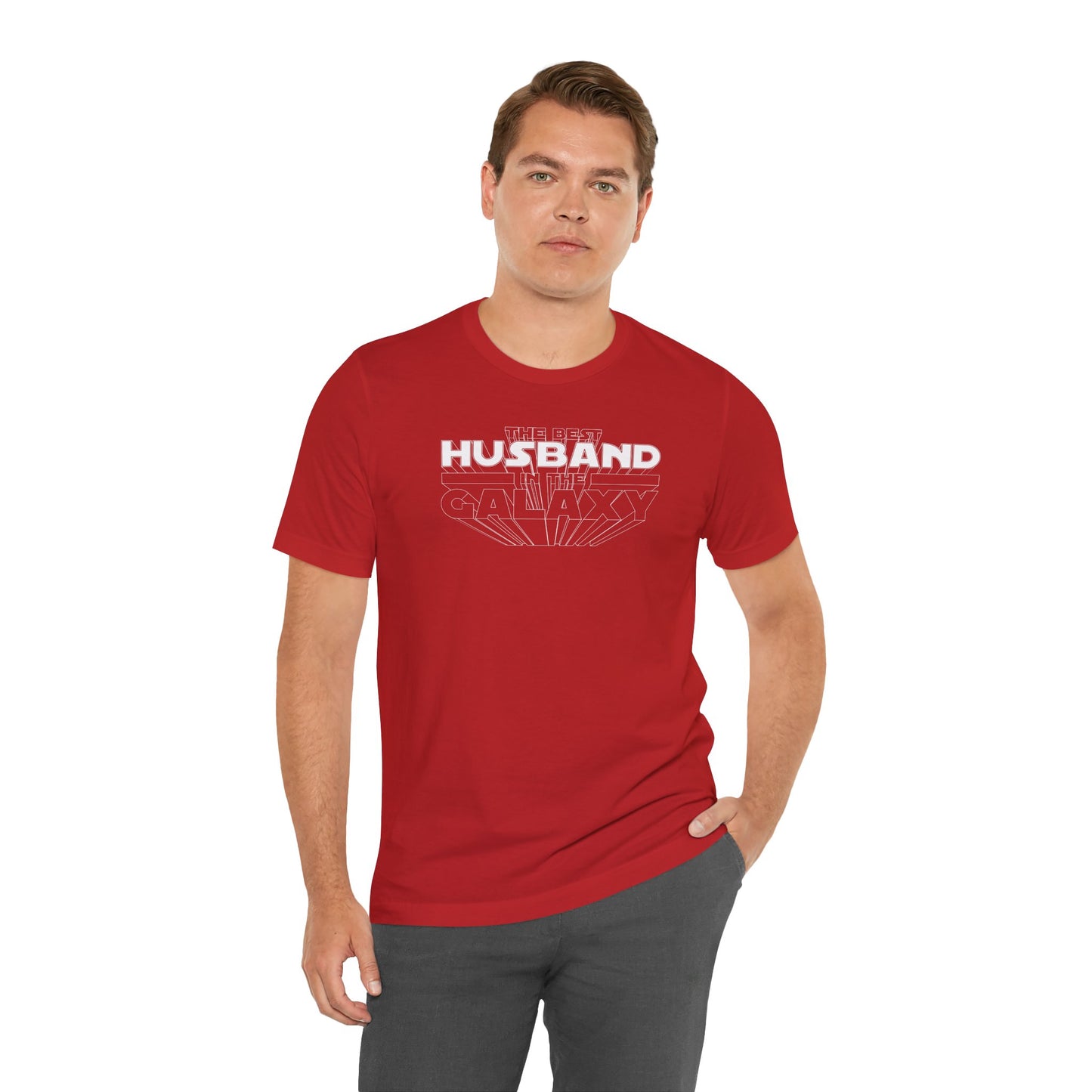 Best Husband In The Galaxy Men's Jersey Short Sleeve Tee