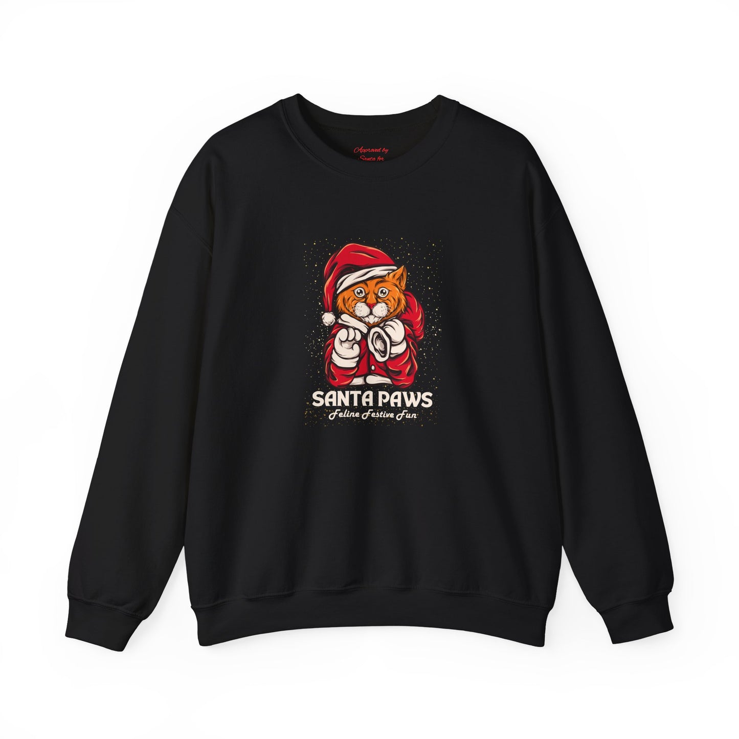 Unisex Heavy Blend Crewneck Sweatshirt Santa Paws Feline Festive Fun π
πΎπ