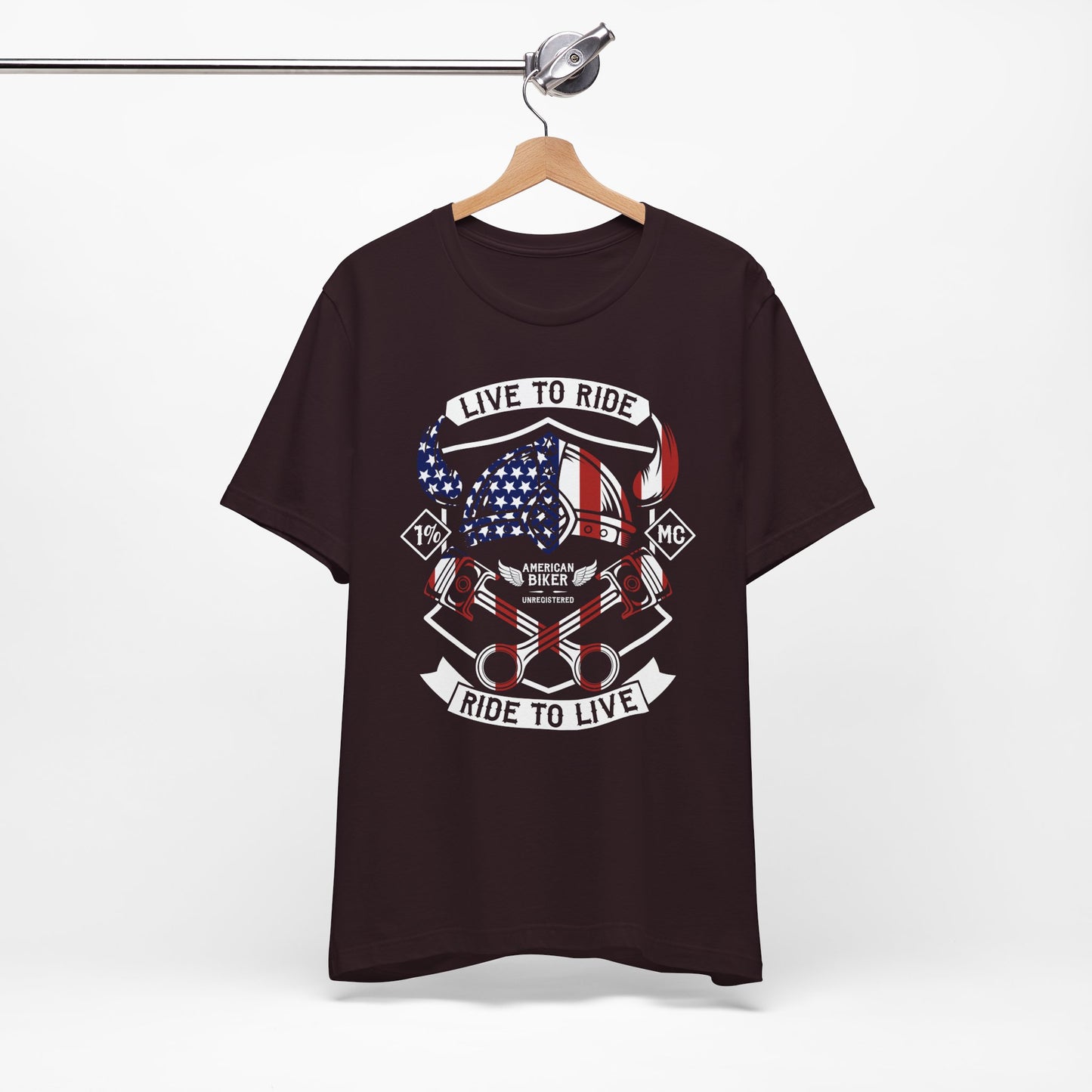 Live To Ride Ride To Live 1% MC Unisex Jersey Short Sleeve Tee