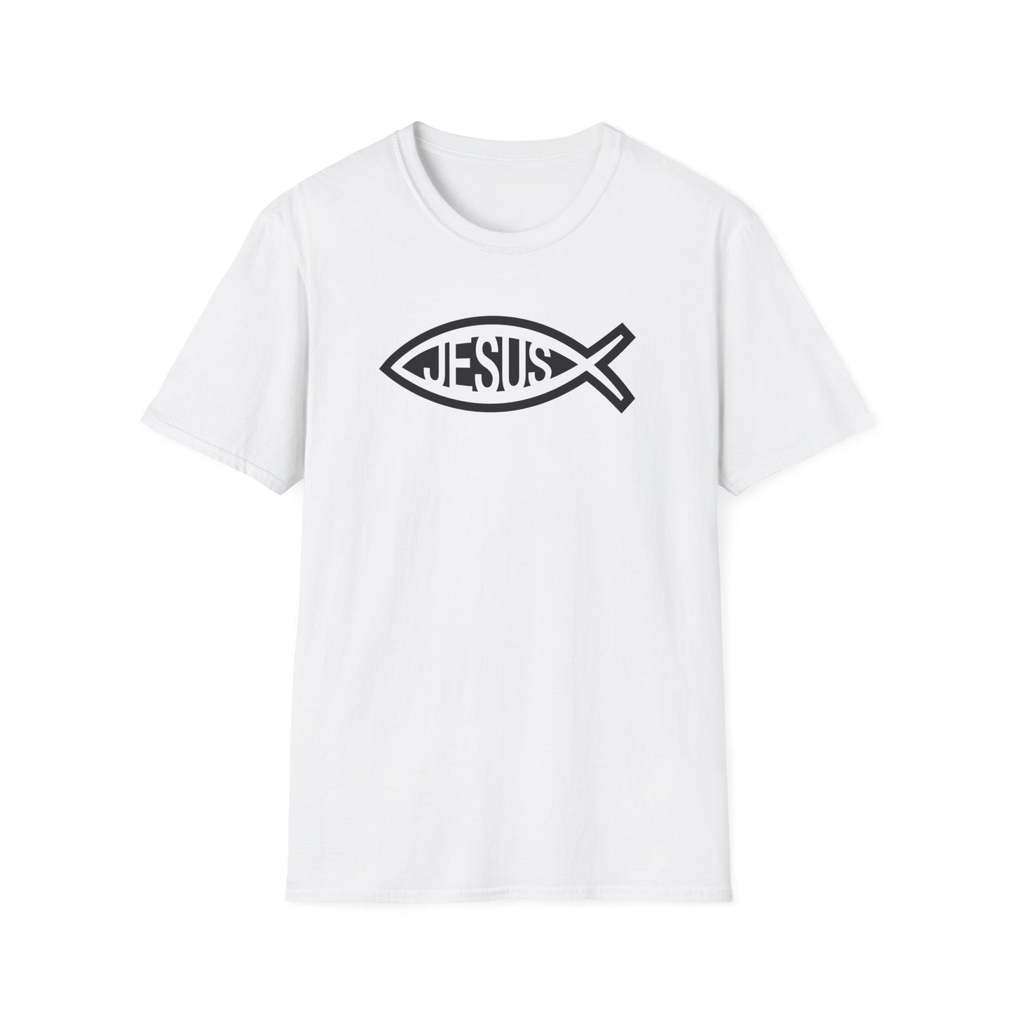 Jesus Fish Ichthys Softstyle T-Shirt