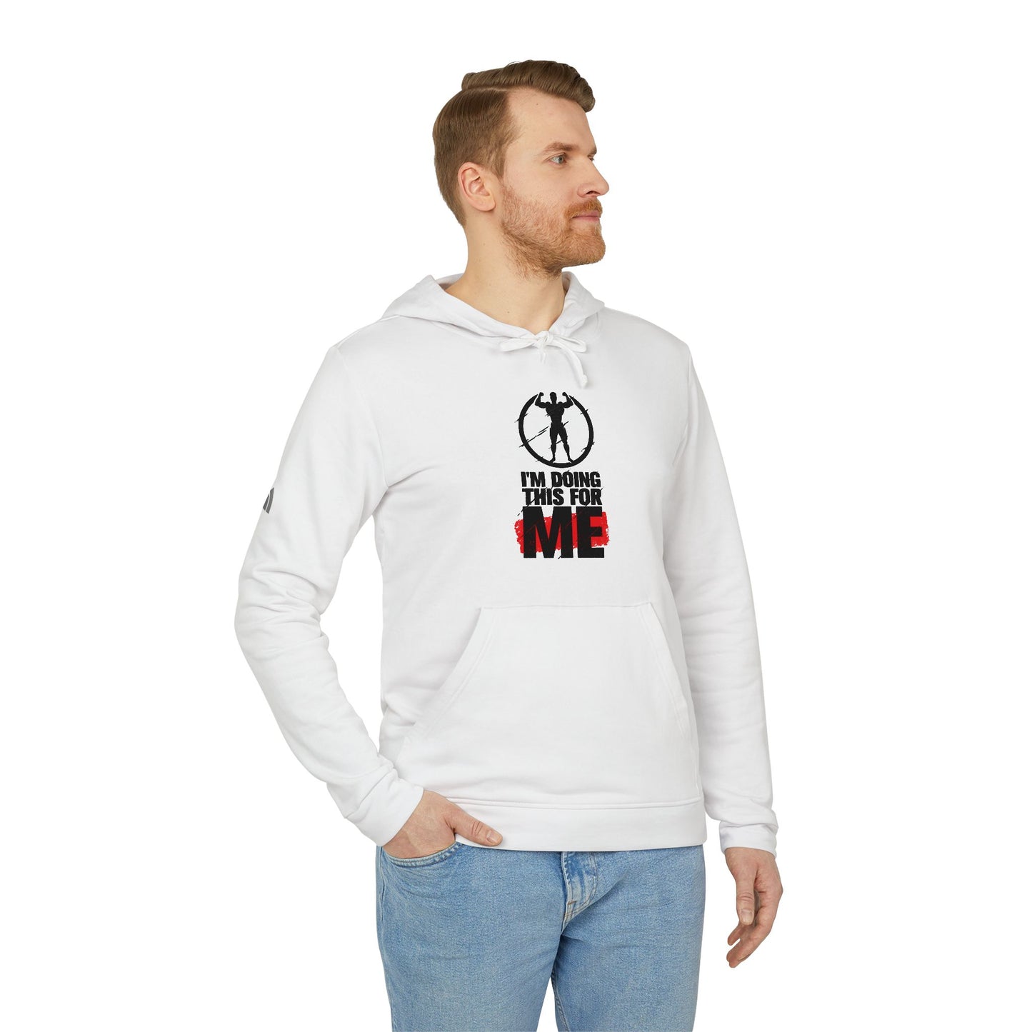 I'm Doing This For Me Adidas Unisex Cozy Fleece Hoodie