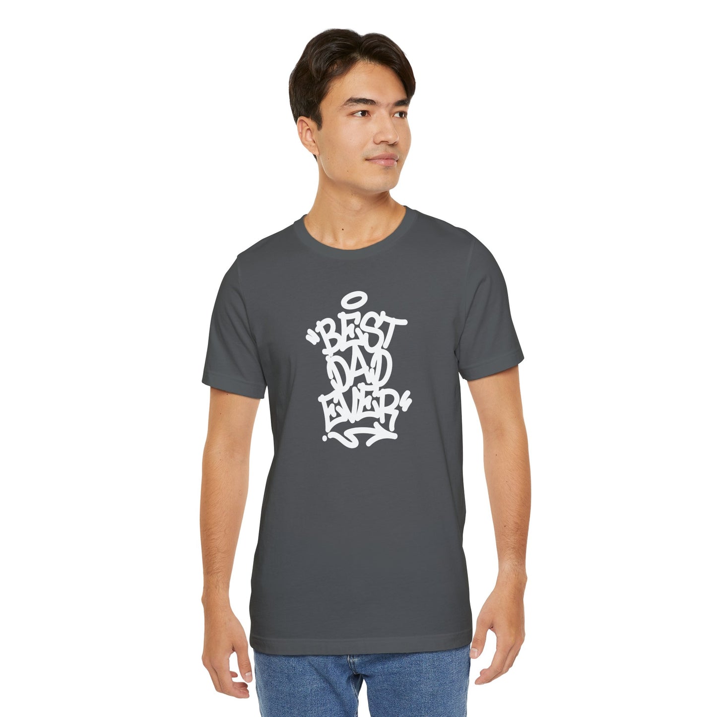 Best Dad Ever Men's Jersey Short Sleeve Tee