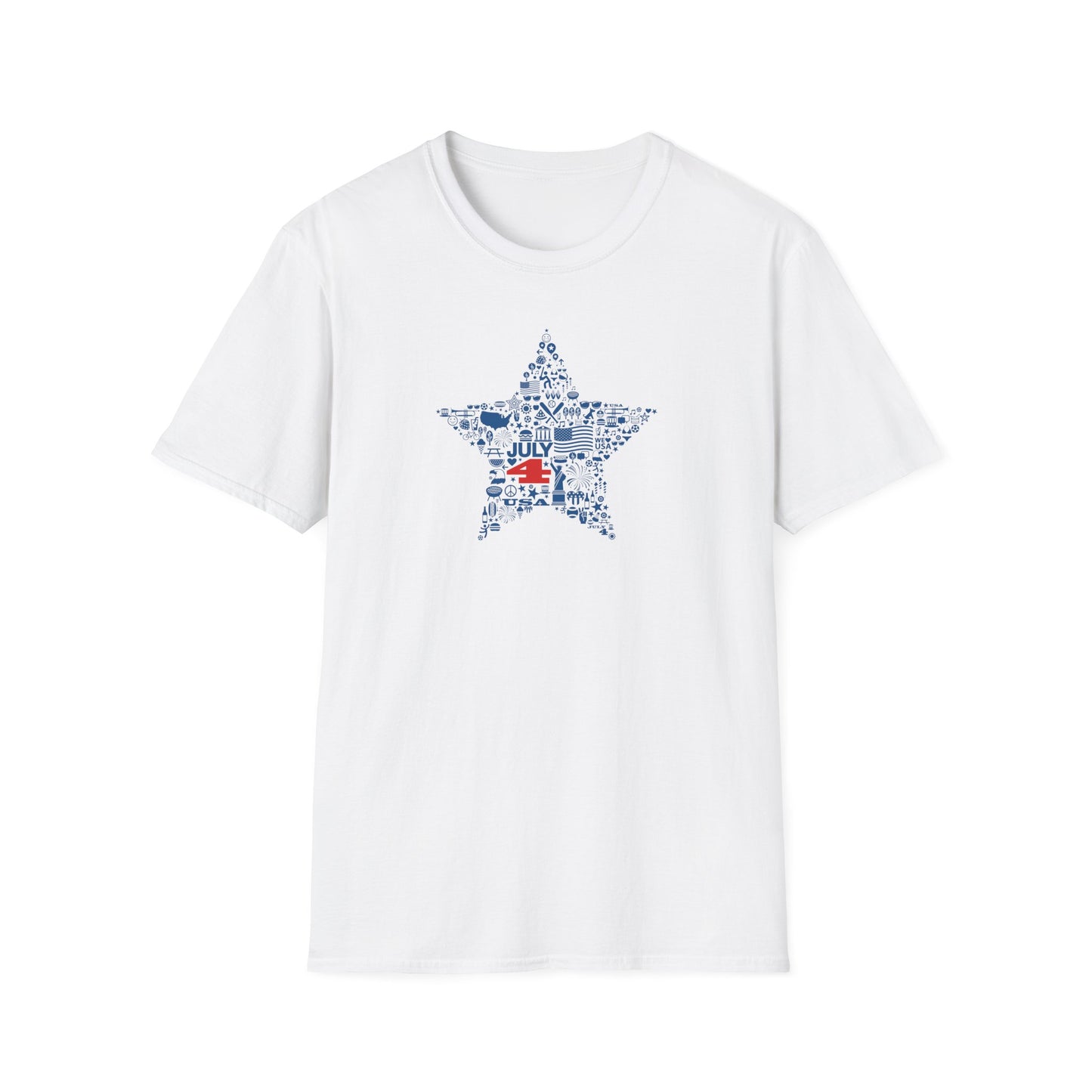 Independence Day 4 July Unisex Softstyle T-Shirt