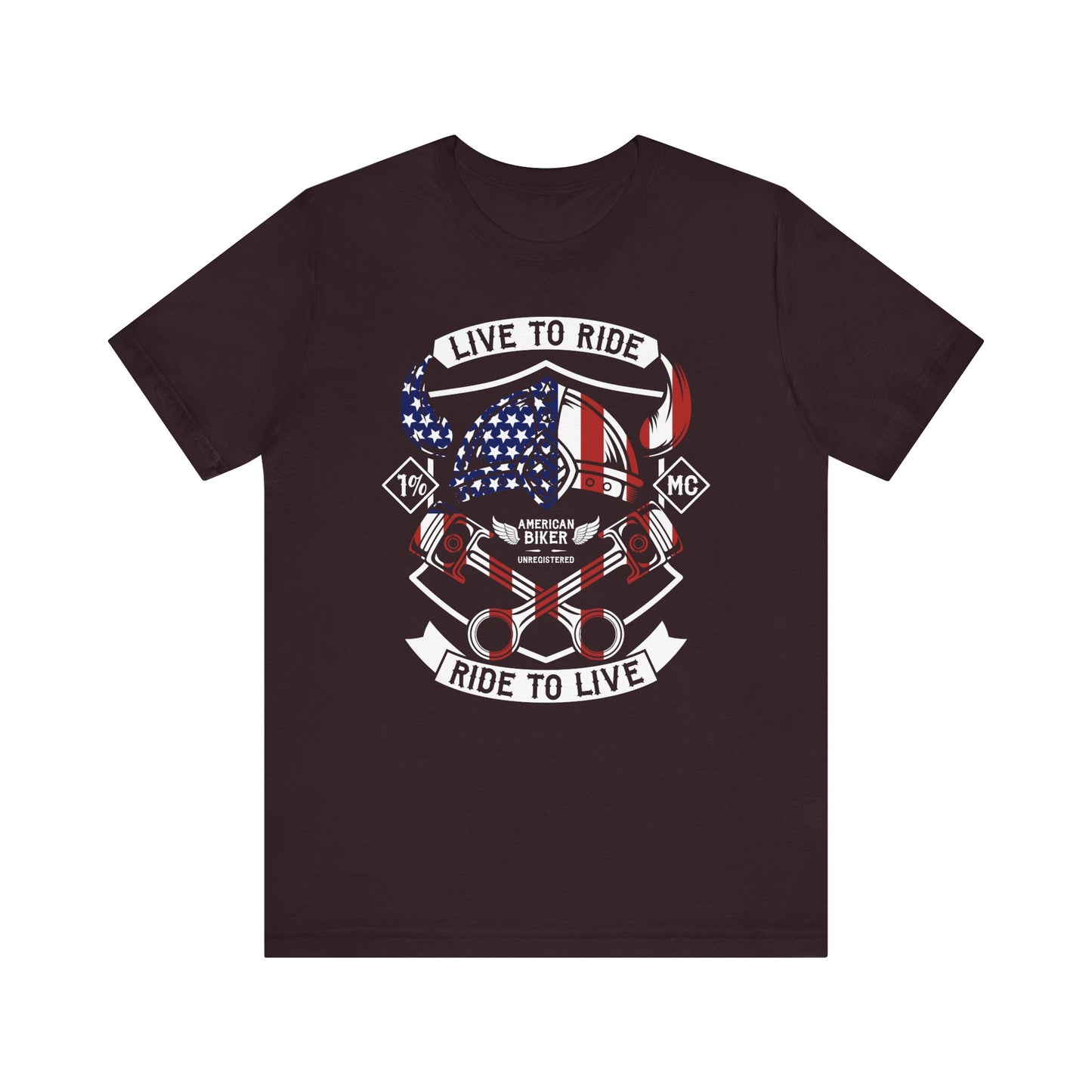Live To Ride Ride To Live 1% MC Unisex Jersey Short Sleeve Tee