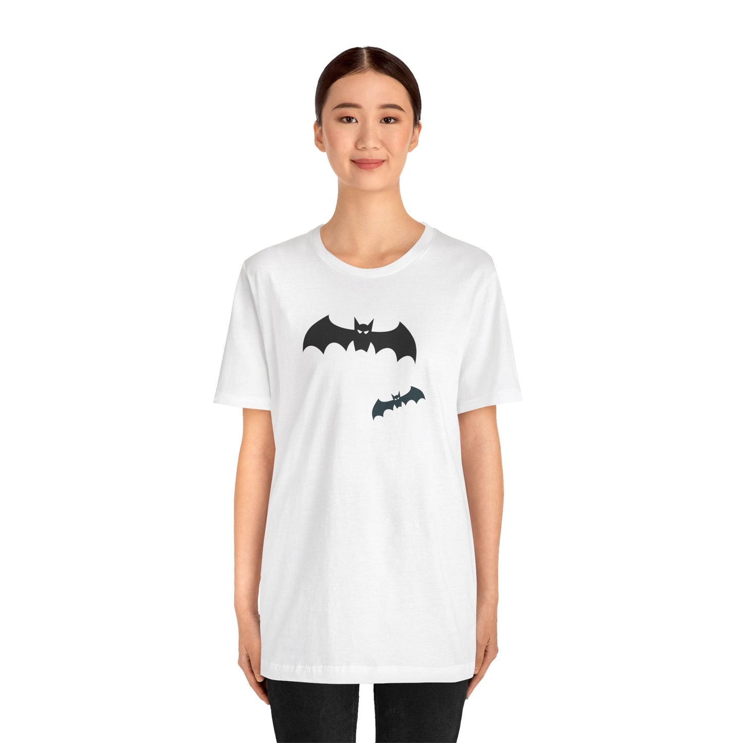 Halloween Bats OR That Caped Crusader Unisex Jersey Short Sleeve Tee