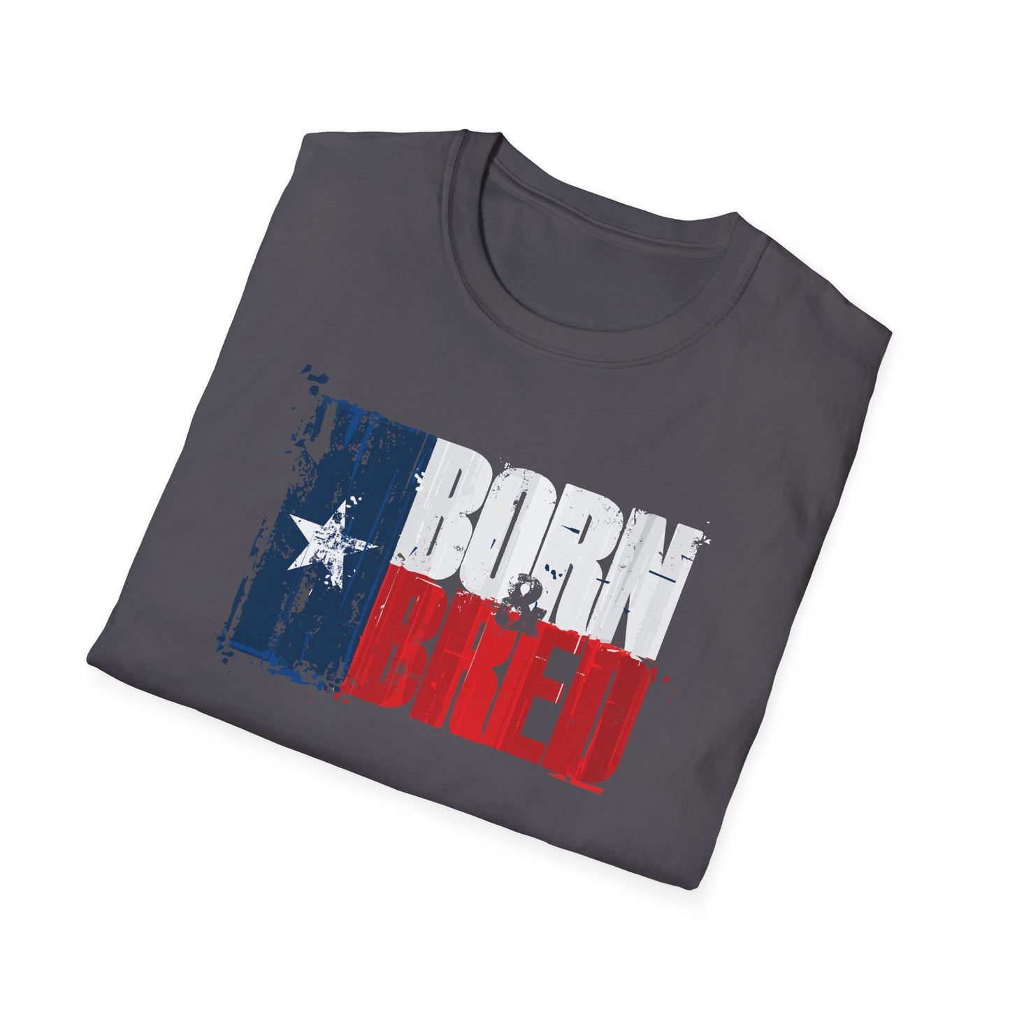 Texan Born & Bred Unisex Softstyle T-Shirt