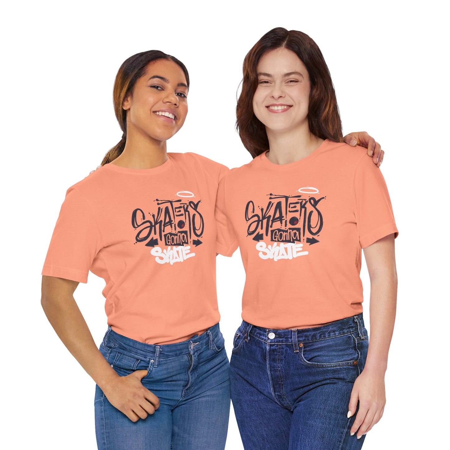 Skaters Gonna Skate Unisex Jersey Short Sleeve Tee
