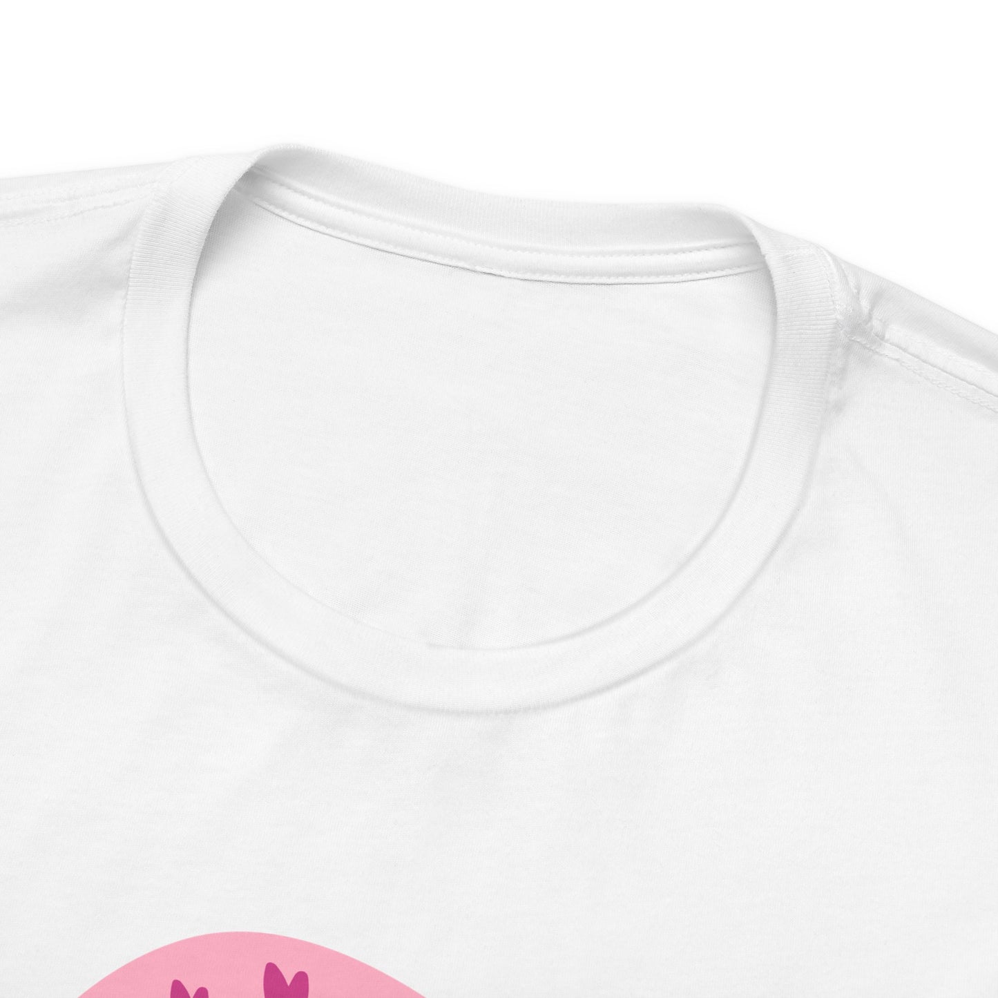 Pink Chameleon Love Heartfelt Charm Unisex Jersey Short Sleeve Tee