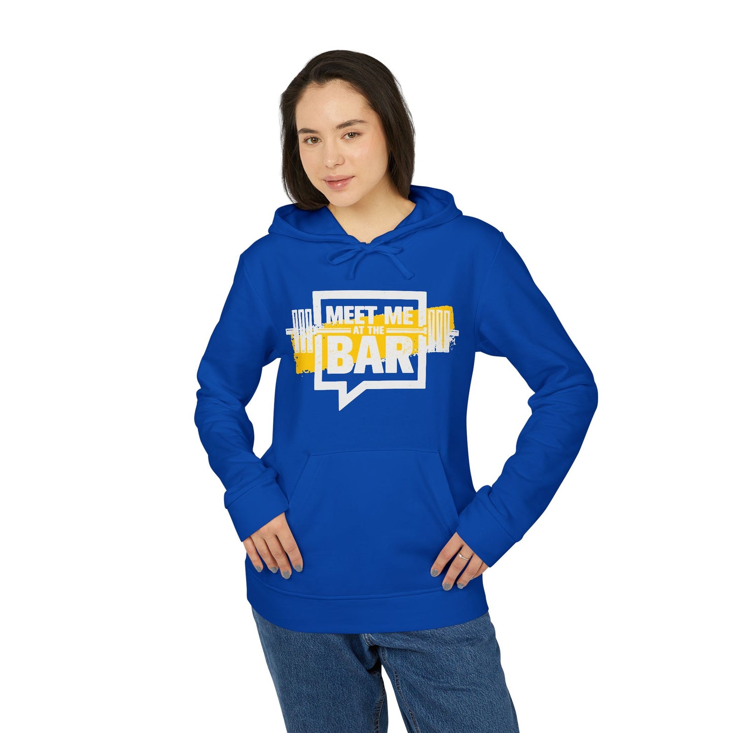 Meet Me At The Bar Adidas Unisex Cozy Fleece Hoodie