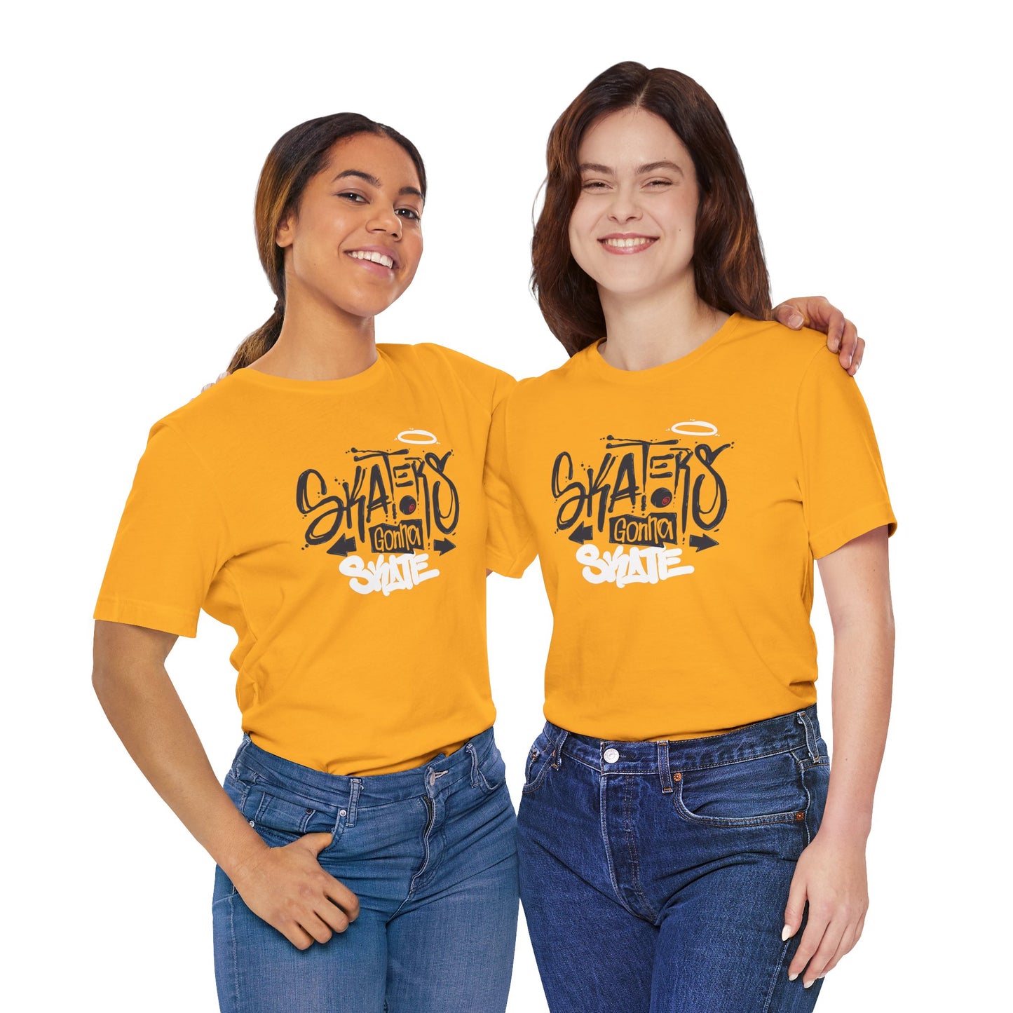 Skaters Gonna Skate Unisex Jersey Short Sleeve Tee