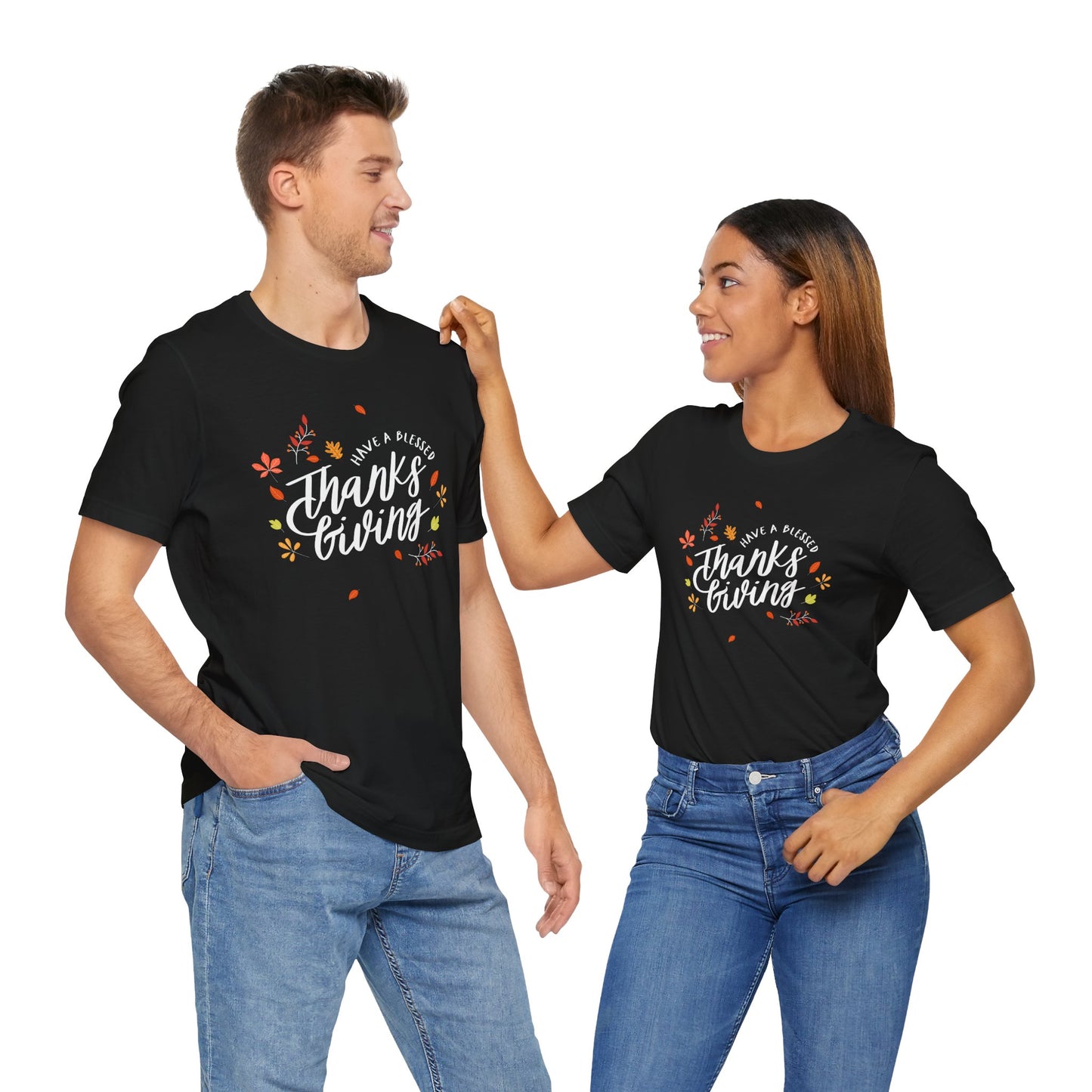 Have A Blessed Thanksgiving Unisex Jersey Short Sleeve Tee