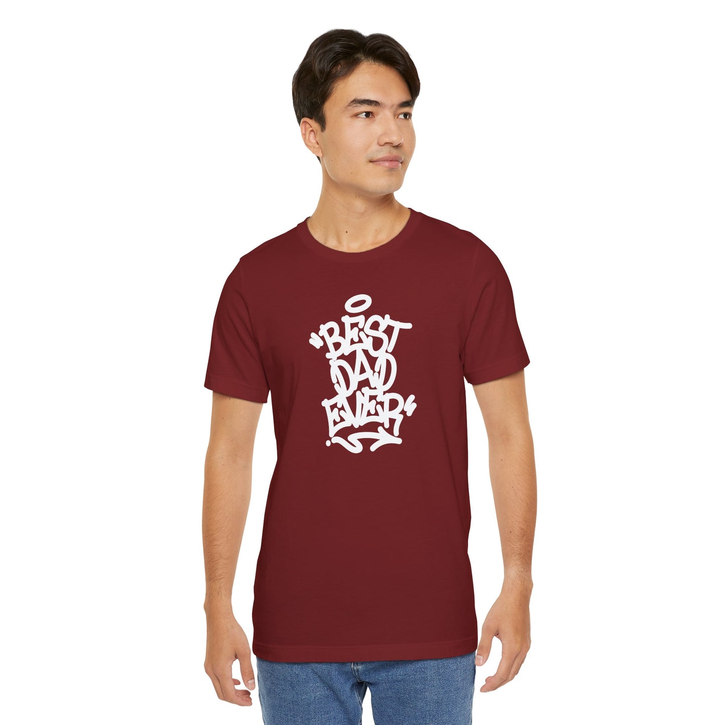 Best Dad Ever Men's Jersey Short Sleeve Tee