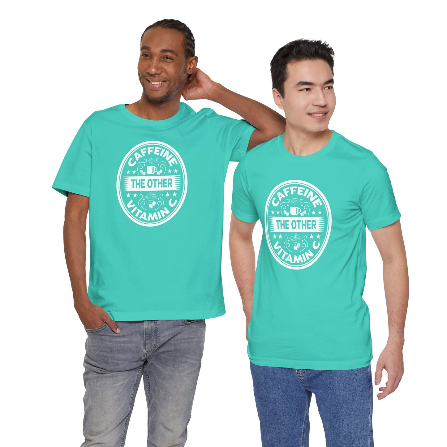 Caffeine The Other Vitamin C Unisex Jersey Short Sleeve Tee
