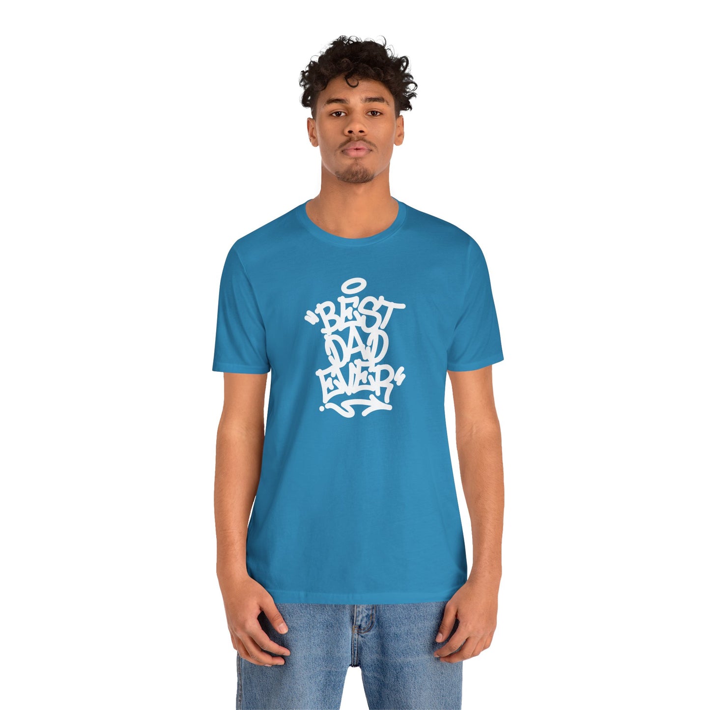 Best Dad Ever Men's Jersey Short Sleeve Tee