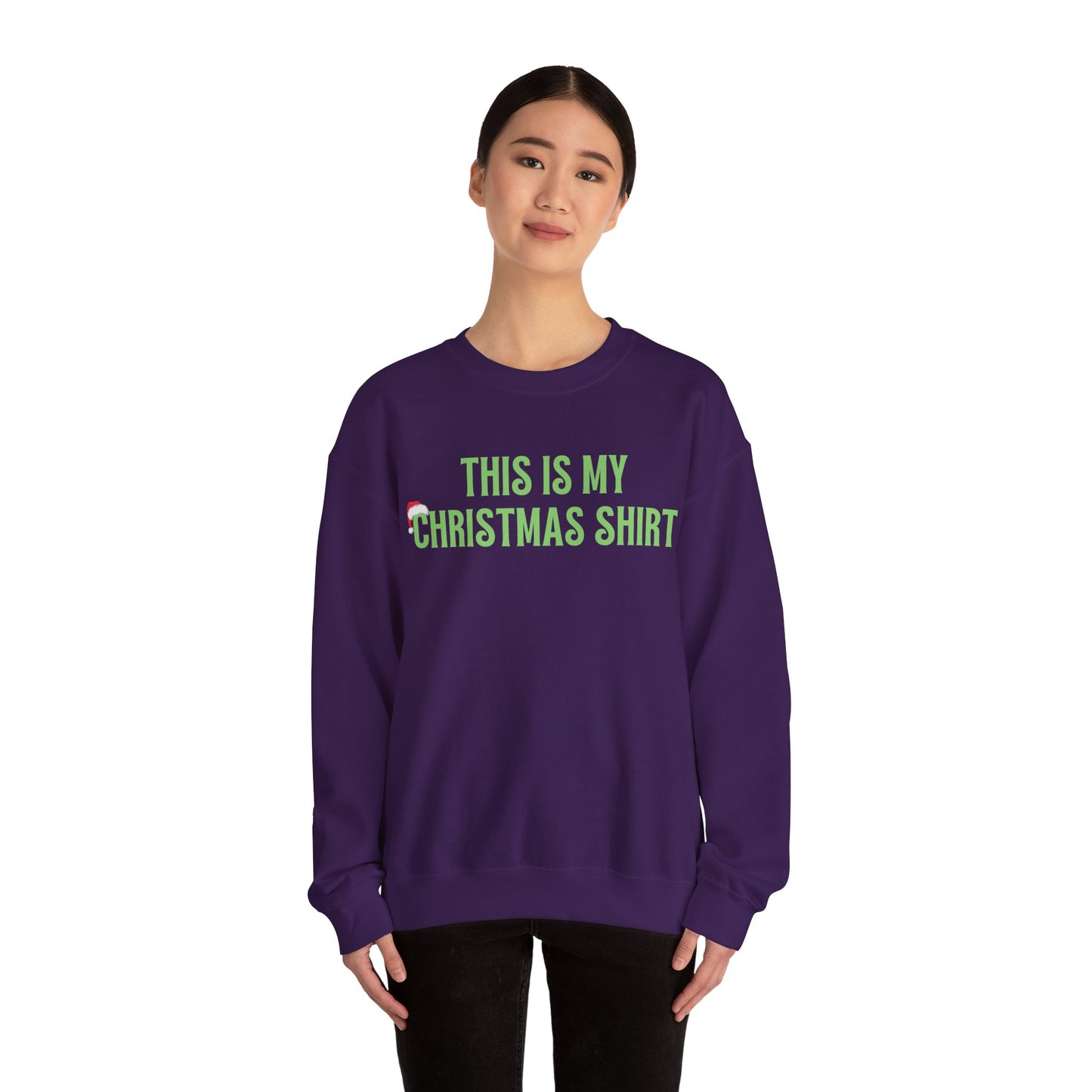 Unisex Heavy Blend Crewneck Sweatshirt This Is My Christmas Shirt πβ¨