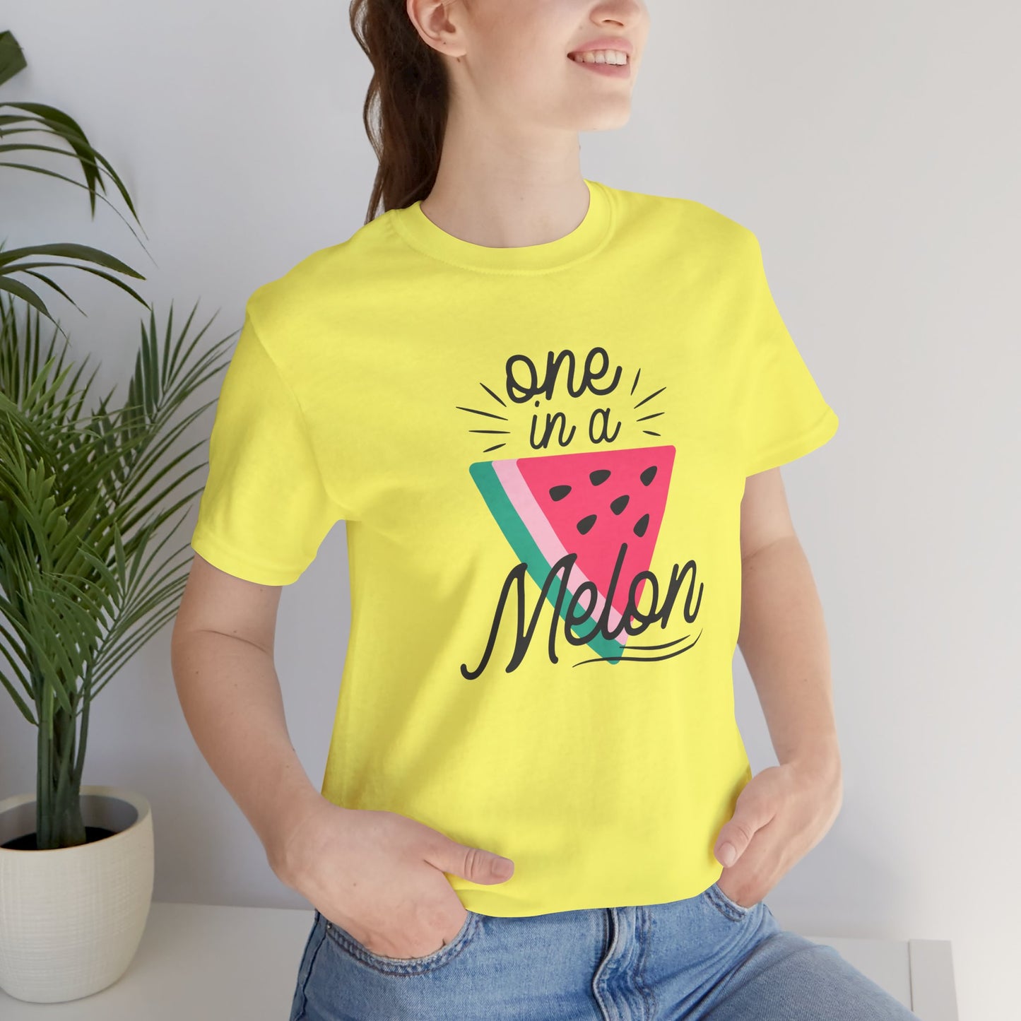 One In A Melon Unisex Jersey Short Sleeve Tee Soft Cotton