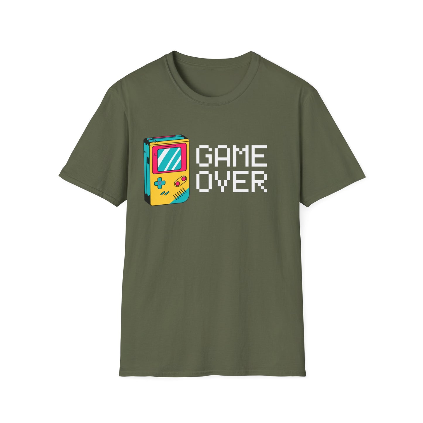 Game Over Gameboy Unisex Softstyle T-Shirt