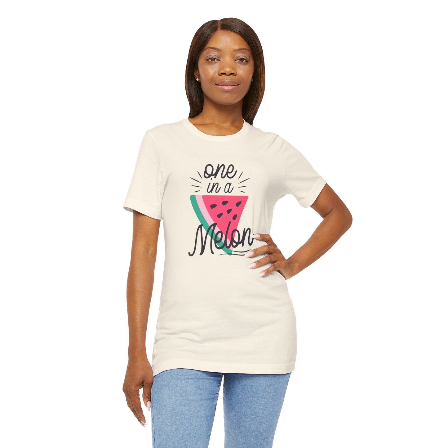 One In A Melon Unisex Jersey Short Sleeve Tee Soft Cotton