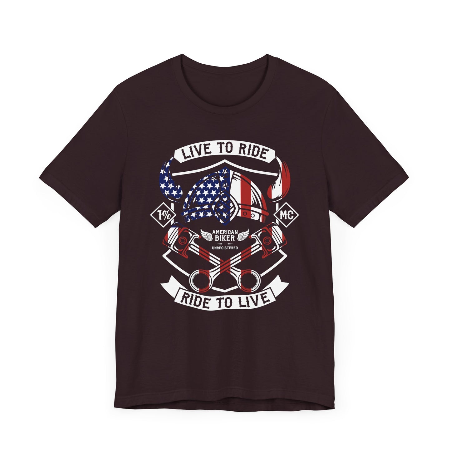 Live To Ride Ride To Live 1% MC Unisex Jersey Short Sleeve Tee