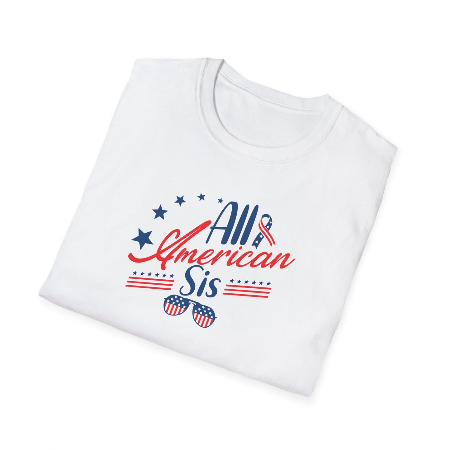 All American Sis Unisex Softstyle T-Shirt